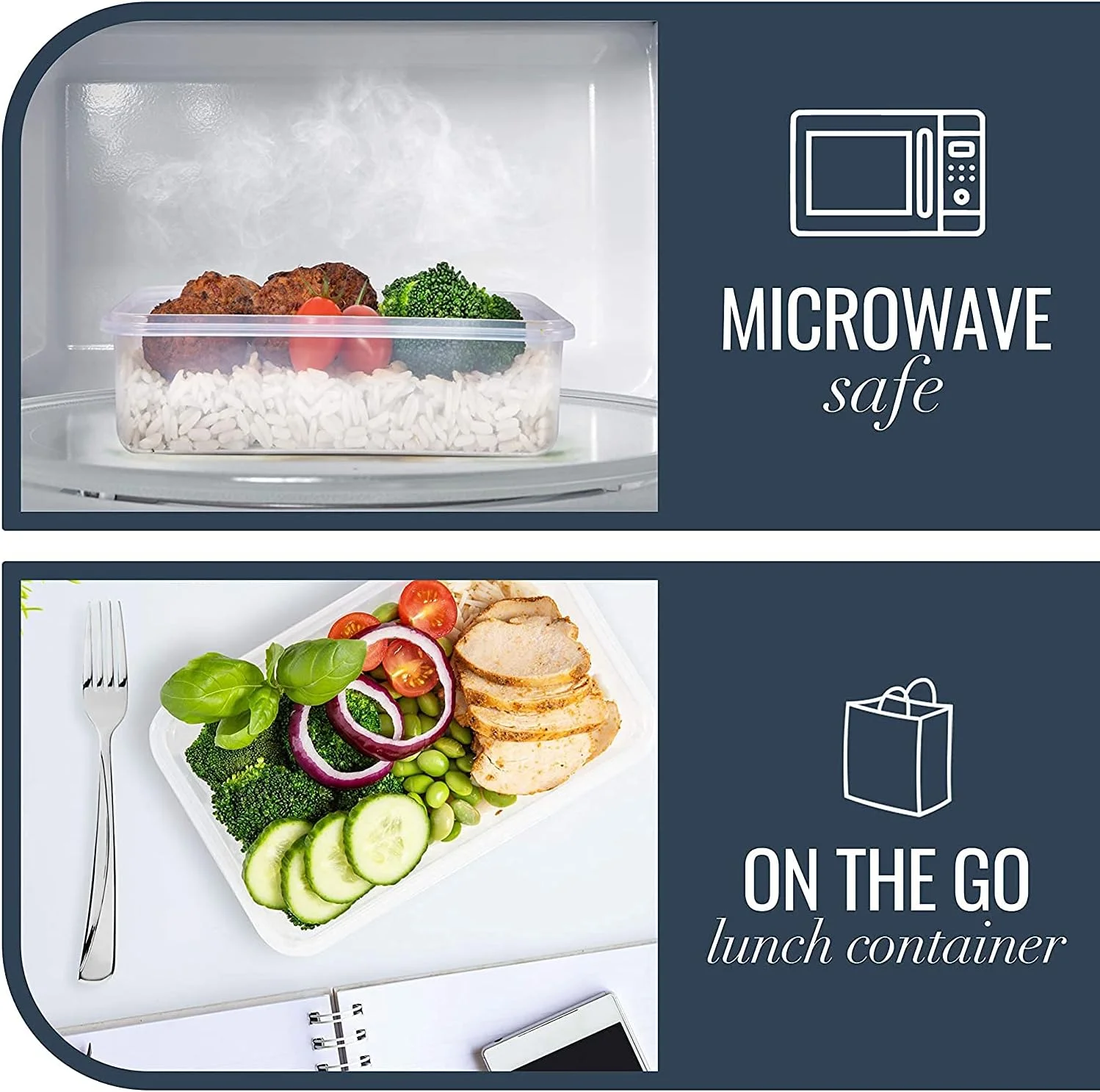 ظروف نگهداری مواد غذایی ضد نشت BLACKSTONE ساخت کره (300 میلی لیتر)