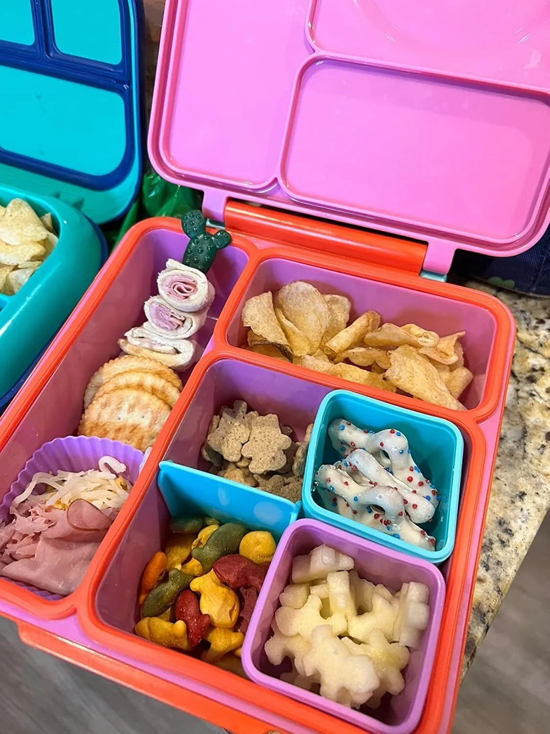 ظروف چاشنی سیلیکونی درب دار مناسب بنتو باکس، بسته 4 عددی، ظروف سس سالاد بدون نشتی برای کودکان، ظرف چاشنی اسنک 128 میلی لیتری، کاسه سس برای ناهار و پیک نیک