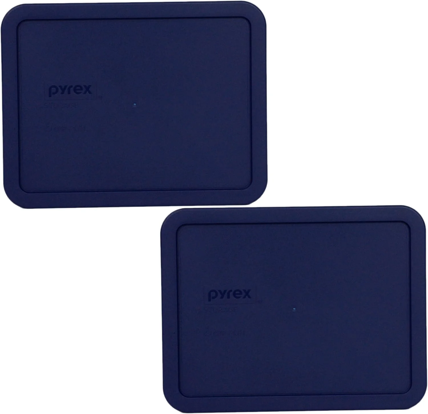 پیرکس، درب پلاستیکی مستطیلی آبی رنگ، مناسب ظرف 6 پیمانه، مدل 7211-PC (بسته 2 عددی)