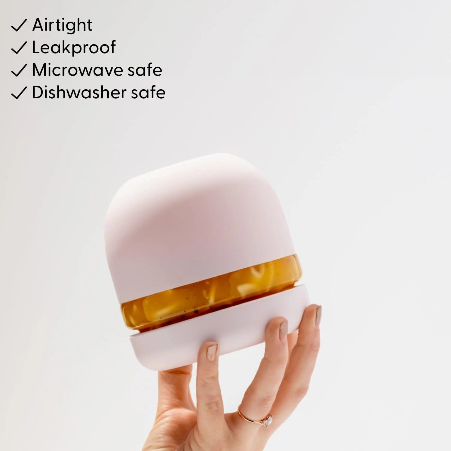 ظرف شیشه ای درب دار نگهدارنده غذا W&P Porter، طرح Terrazzo Charcoal، ظرف 710 میلی لیتری، مناسب آماده سازی غذا، قابل استفاده در مایکروویو و ماشین ظرفشویی، شیشه بوروسیلیکات