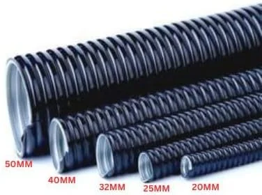 Conduit Pipe GI Flexible Conduit Electrical PVC Coated Galvanized Steel Flexible Conduit Black for Protection of Cable - KYLAQ (40MMx10MTR) Conduit Pipe GI Flexible Conduit Electrical PVC Coated Galvanized Steel Flexible Conduit Black for Protection of Cable - KYLAQ (40MMx10MTR)