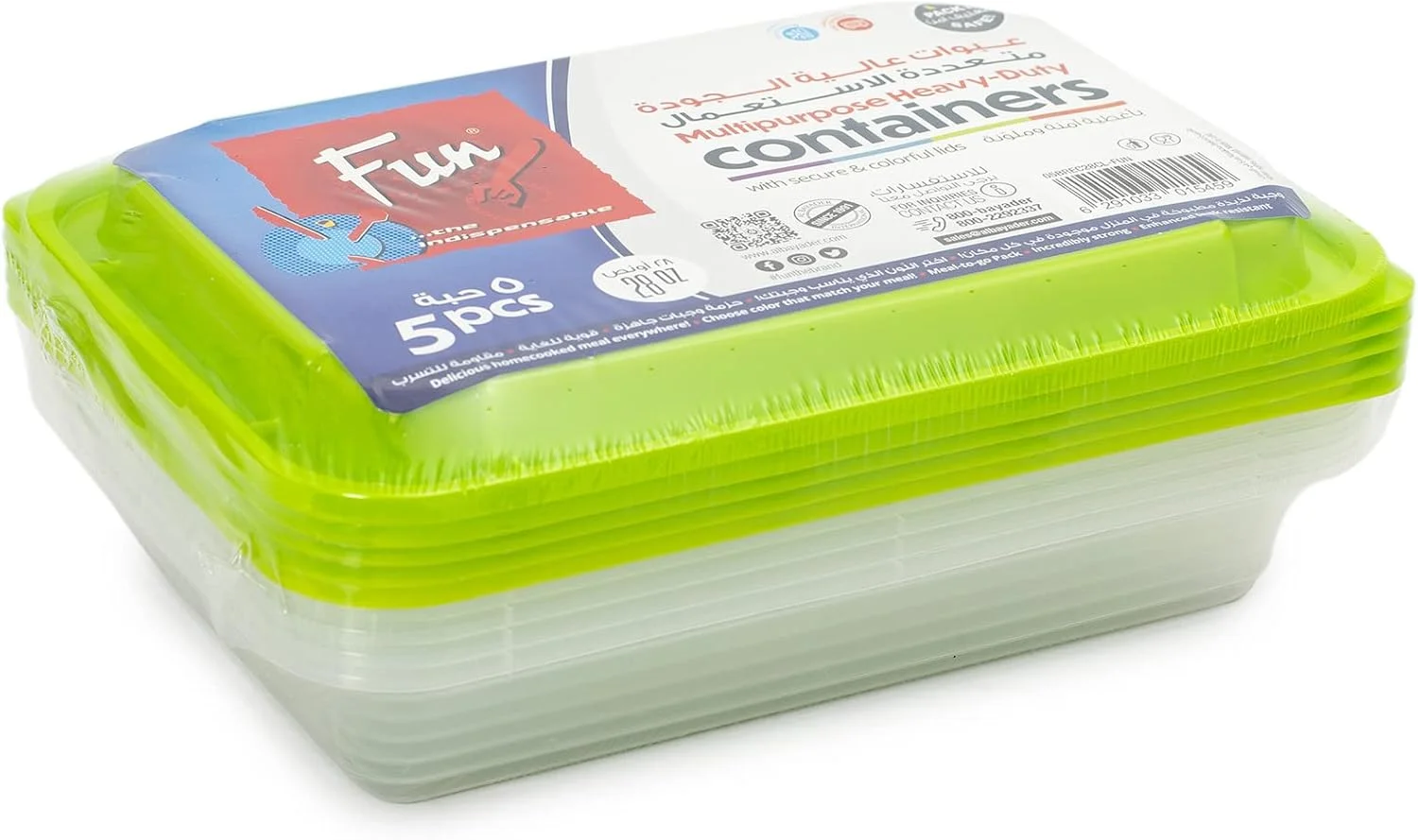 ست 5 تایی ظروف نگهدارنده شفاف پلاستیکی با درب زیتونی 830 میلی لیتری، ظروف آماده سازی غذا، ظروف پلاستیکی، ضد نشت، قابل استفاده در فریزر، مایکروویو و ماشین ظرفشویی، سازمان دهنده آشپزخانه (بسته 5 عددی)