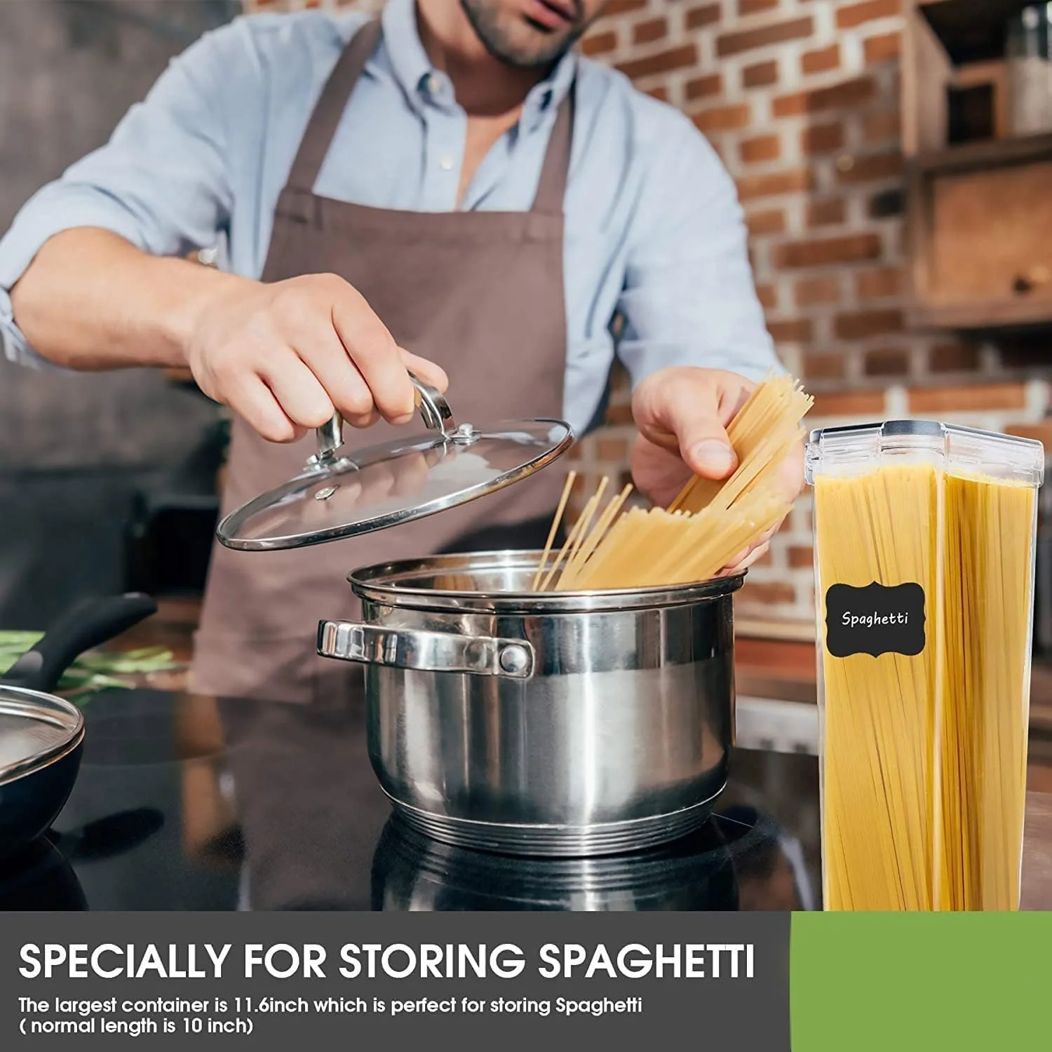 ظروف نگهداری مواد غذایی درب دار TYCOM - ست 7 عددی ظروف نگهداری غلات و مواد غذایی خشک Wildone با درب های قفل شونده آسان، برای سازماندهی و نگهداری مواد غذایی در آشپزخانه ظروف نگهداری مواد غذایی درب دار TYCOM - ست 7 عددی ظروف نگهداری غلات و مواد غذایی خشک Wildone با درب های قفل شونده آسان، برای سازماندهی و نگهداری مواد غذایی در آشپزخانه