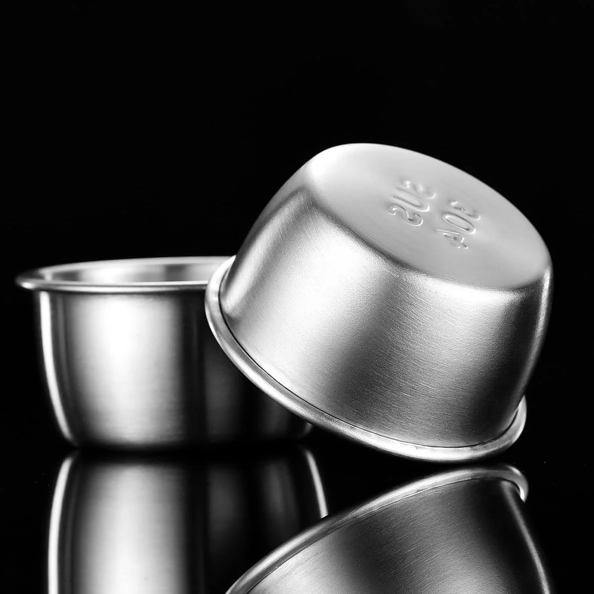 ظرف چاشنی سالاد استیل YIMICO، 3 عددی، با درب، ضد نشت، فنجان سس، جعبه سالاد قابل استفاده مجدد برای جعبه ناهار، پیک نیک و مسافرت