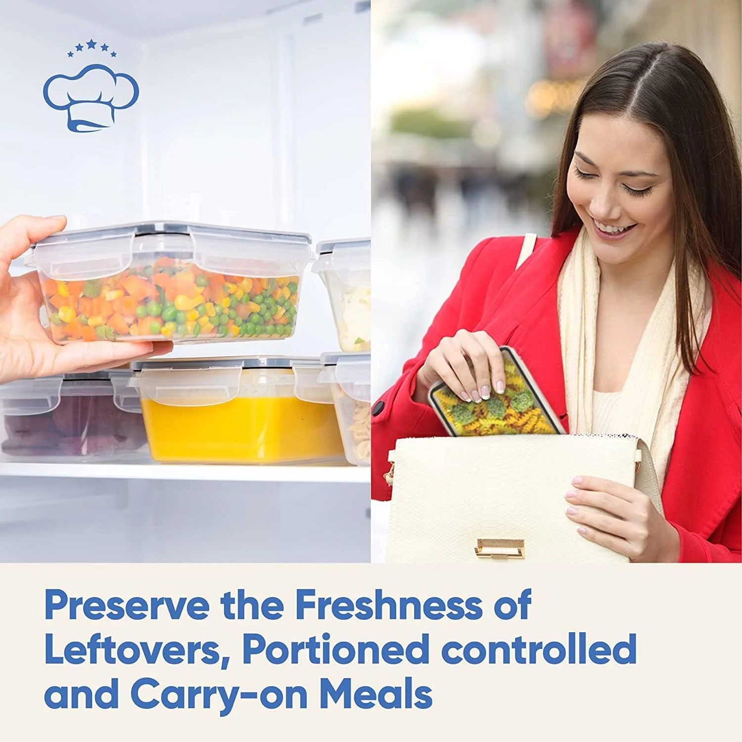 مجموعه ظروف نگهداری مواد غذایی TYCOM - ظروف پلاستیکی درب دار با درب های آسان بازشو (16 عددی) - ظروف آشپزخانه و انباری ضد نشت - بدون BPA - 16 برچسب تخته سیاه و ماژیک مجموعه ظروف نگهداری مواد غذایی TYCOM - ظروف پلاستیکی درب دار با درب های آسان بازشو (16 عددی) - ظروف آشپزخانه و انباری ضد نشت - بدون BPA - 16 برچسب تخته سیاه و ماژیک