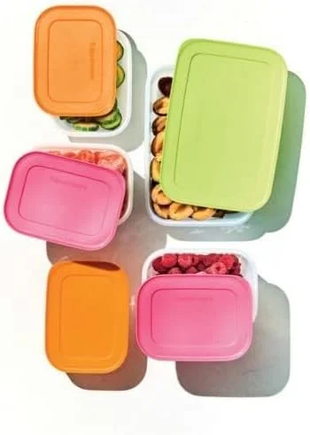 ست 5 تکه ظروف پلاستیکی نگهداری مواد غذایی در فریزر تاپرور
