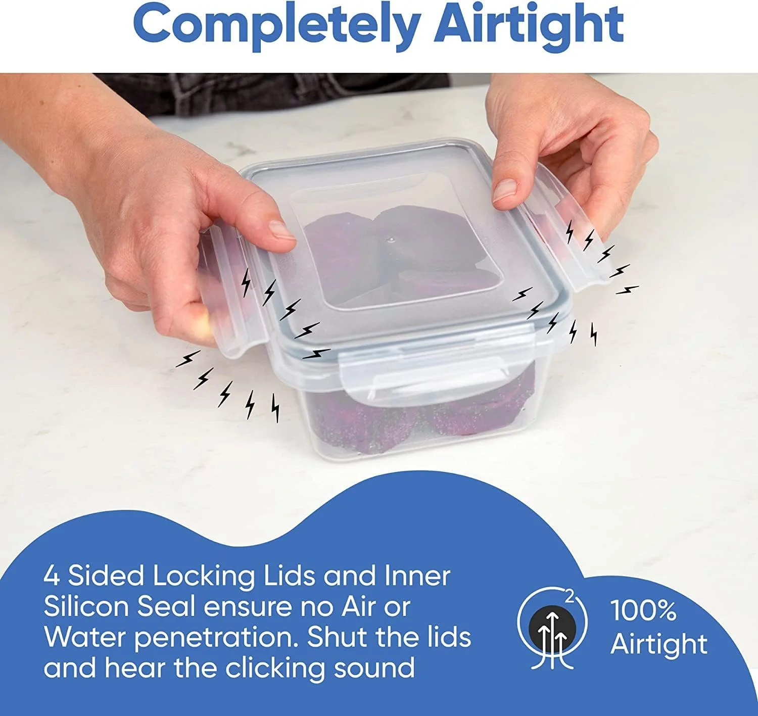 مجموعه ظروف نگهداری مواد غذایی TYCOM - ظروف پلاستیکی درب دار با درب های آسان بازشو (16 عددی) - ظروف آشپزخانه و انباری ضد نشت - بدون BPA - 16 برچسب تخته سیاه و ماژیک مجموعه ظروف نگهداری مواد غذایی TYCOM - ظروف پلاستیکی درب دار با درب های آسان بازشو (16 عددی) - ظروف آشپزخانه و انباری ضد نشت - بدون BPA - 16 برچسب تخته سیاه و ماژیک