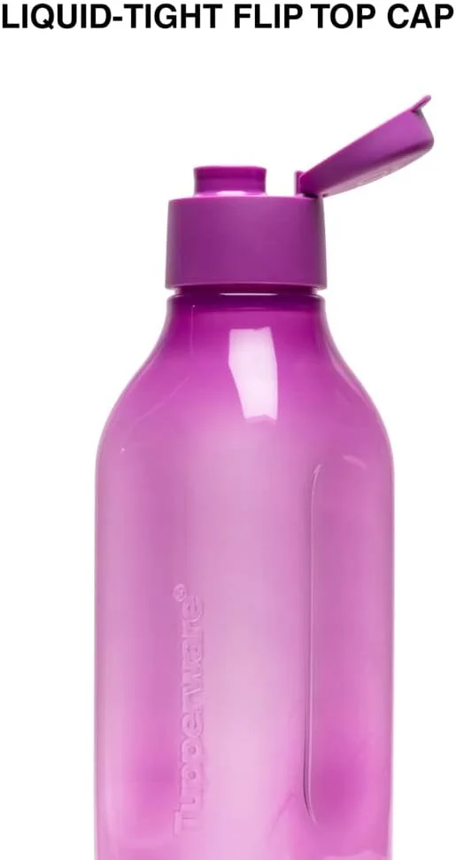 ست بطری آب پلاستیکی تاپرور مدل Aquasafe، 1 لیتری، ست 4 عددی، چند رنگ