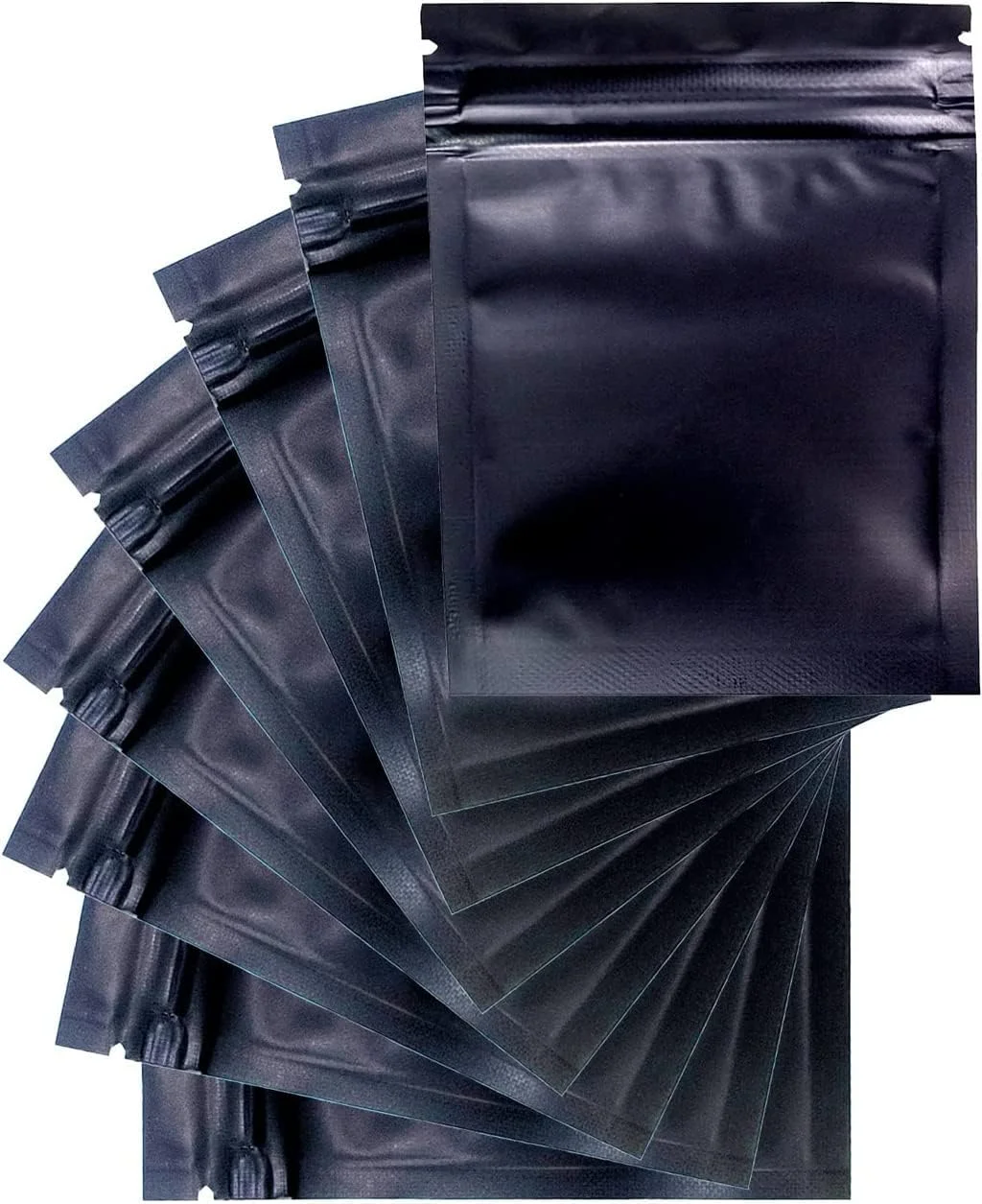 کیسه های مایلار قابل مهر و موم مجدد SYOSI، کیسه های هولوگرافی آب نبات ضد بو، کیسه های وکیوم مایلار مشکی برای نگهداری مواد غذایی، دانه های قهوه، بسته بندی جواهرات، 100 عدد، 3 x 4 اینچ