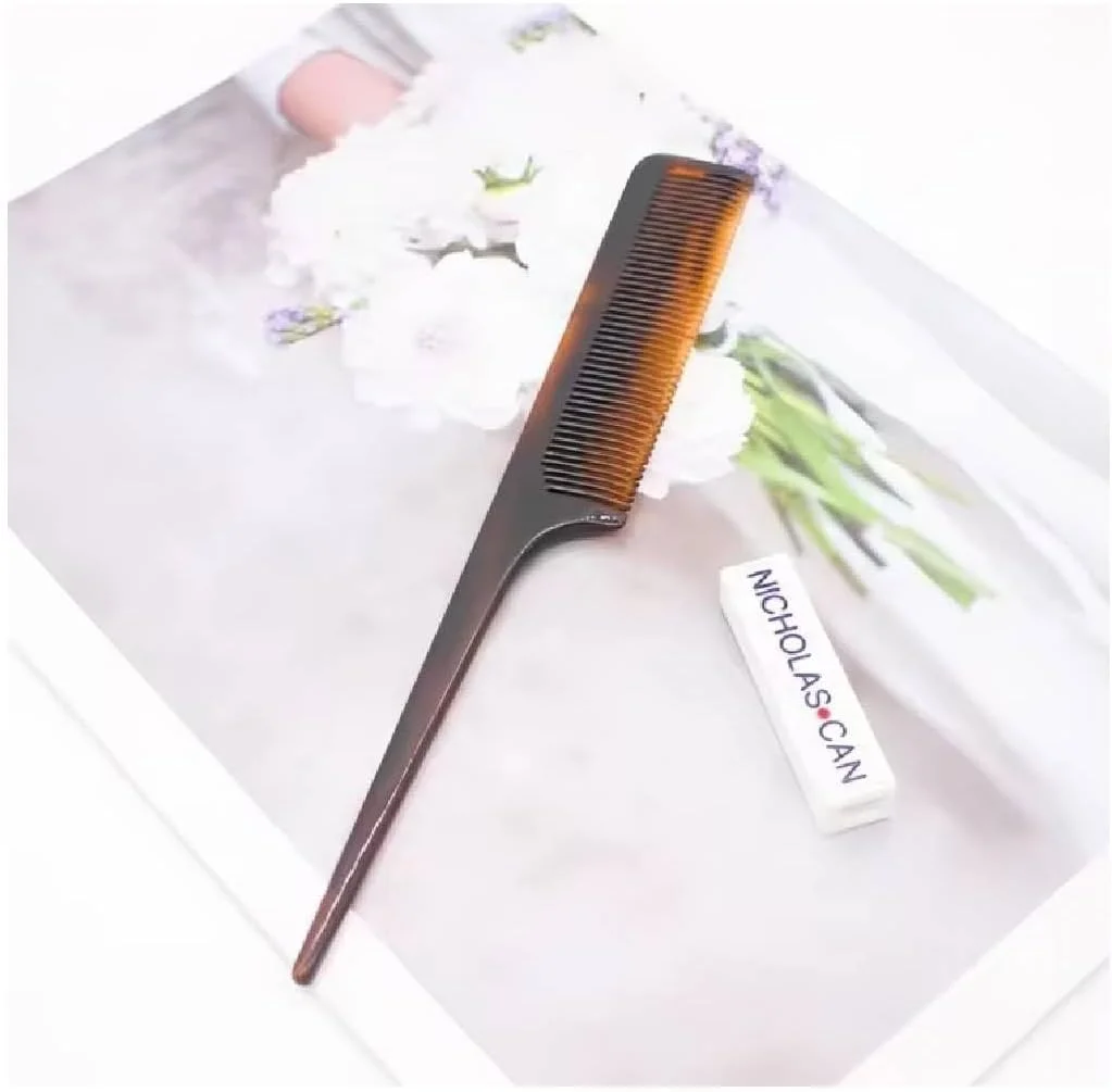 شانه پوش دهنده موی سر زوزی با دندانه های ظریف و دسته بلند