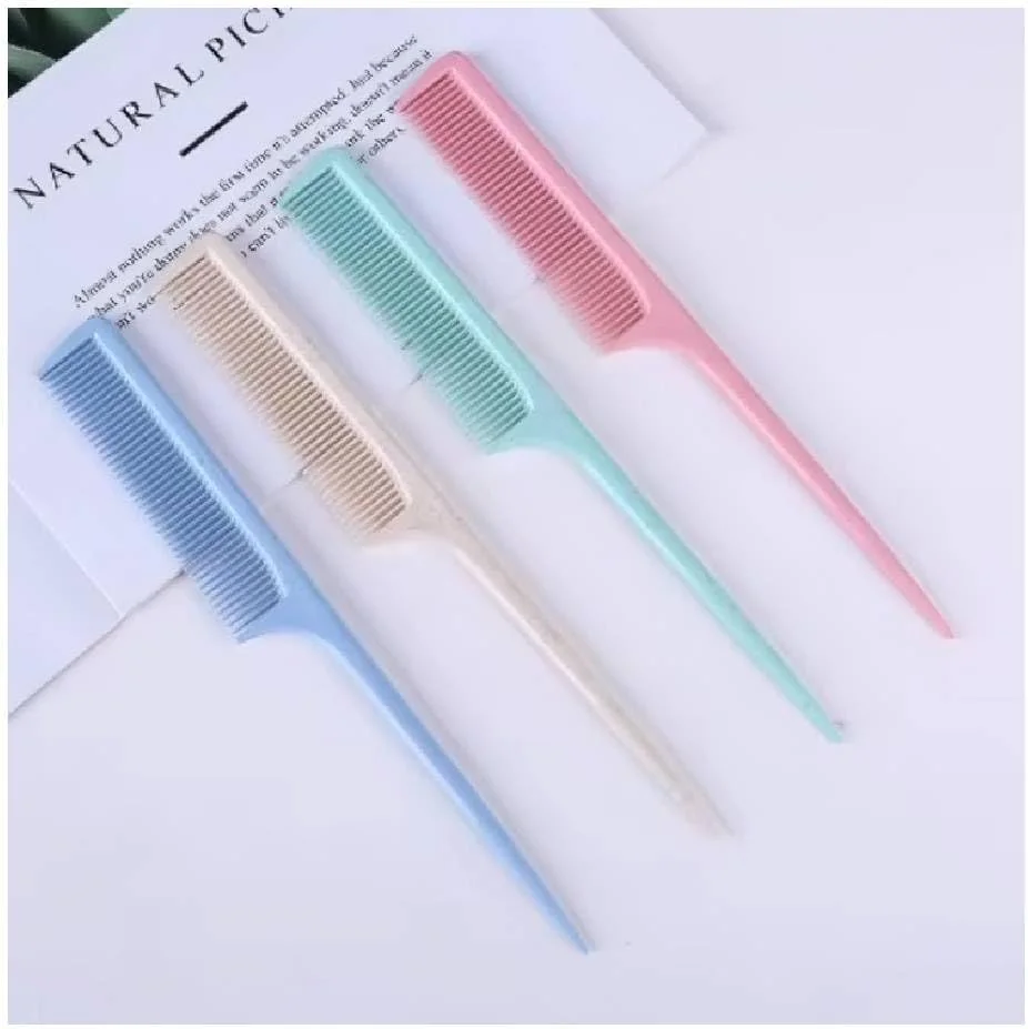 شانه دم باریک دندانه ریز و دسته بلند زوزی برای حالت دادن و تقسیم مو