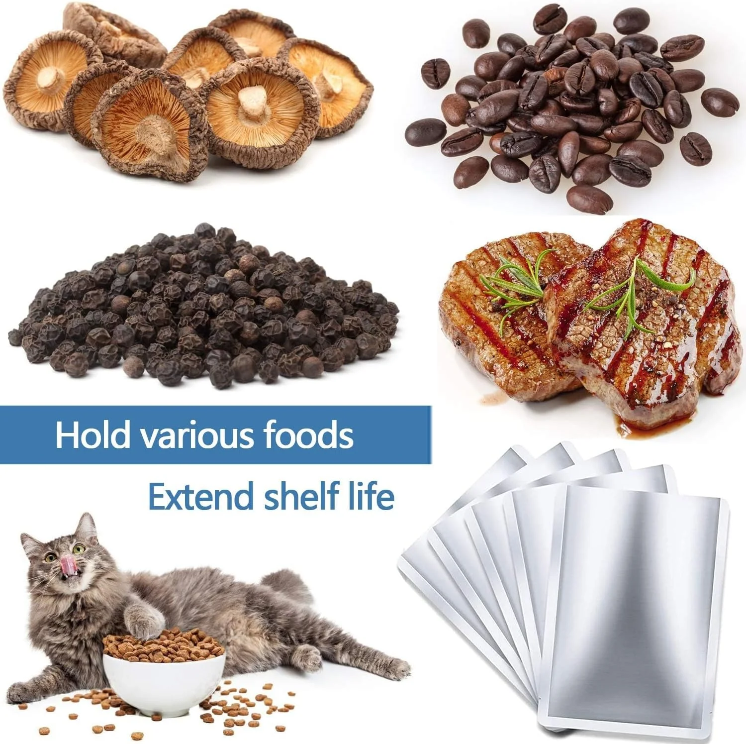 کیسه های مایلار 1 کوارتی 16 * 23 سانتی متر، کیسه های مایلار 5 میل برای نگهداری مواد غذایی، دانه های قهوه، غذای خشک، کیسه مایلار ضخیم قابل مهر و موم سایز متوسط، 100 عدد کیسه مایلار 1 کوارتی 16 * 23 سانتی متر، کیسه برای نگهداری مواد غذایی غذای خشک کیسه های مایلار 1 کوارتی 16 * 23 سانتی متر، کیسه های مایلار 5 میل برای نگهداری مواد غذایی، دانه های قهوه، غذای خشک، کیسه مایلار ضخیم قابل مهر و موم سایز متوسط، 100 عدد کیسه مایلار 1 کوارتی 16 * 23 سانتی متر، کیسه برای نگهداری مواد غذایی غذای خشک