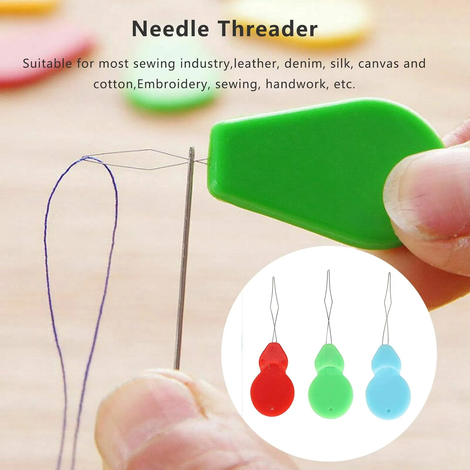Junluck Hand Needle Thread Remover Sewing Tools Set Elderly Automatic Threader Elderly Automatic Sewing Handwork for Embroidery Junluck Hand Needle Thread Remover Sewing Tools Set Elderly Automatic Threader Elderly Automatic Sewing Handwork for Embroidery