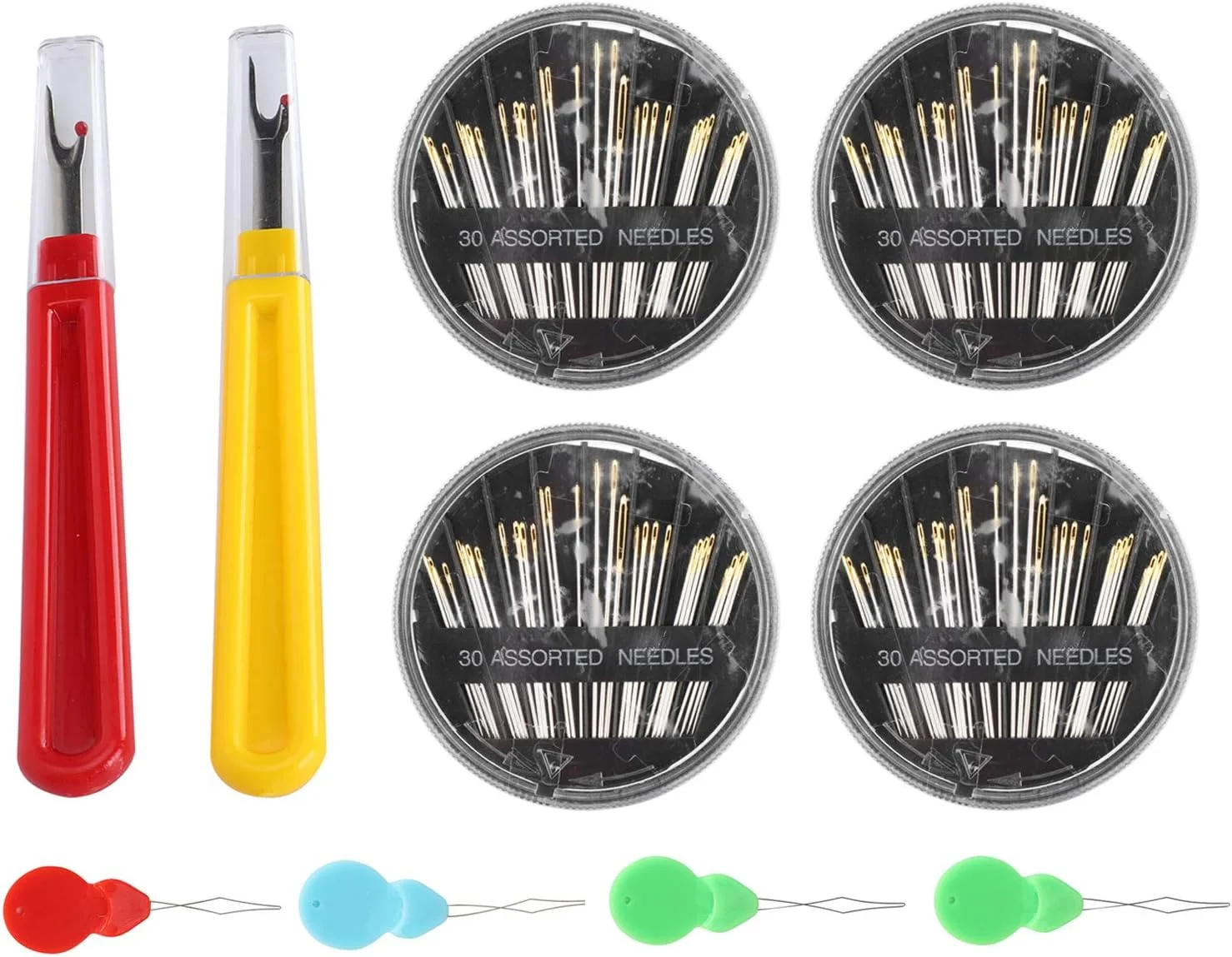 Junluck Hand Needle Thread Remover Sewing Tools Set Elderly Automatic Threader Elderly Automatic Sewing Handwork for Embroidery Junluck Hand Needle Thread Remover Sewing Tools Set Elderly Automatic Threader Elderly Automatic Sewing Handwork for Embroidery