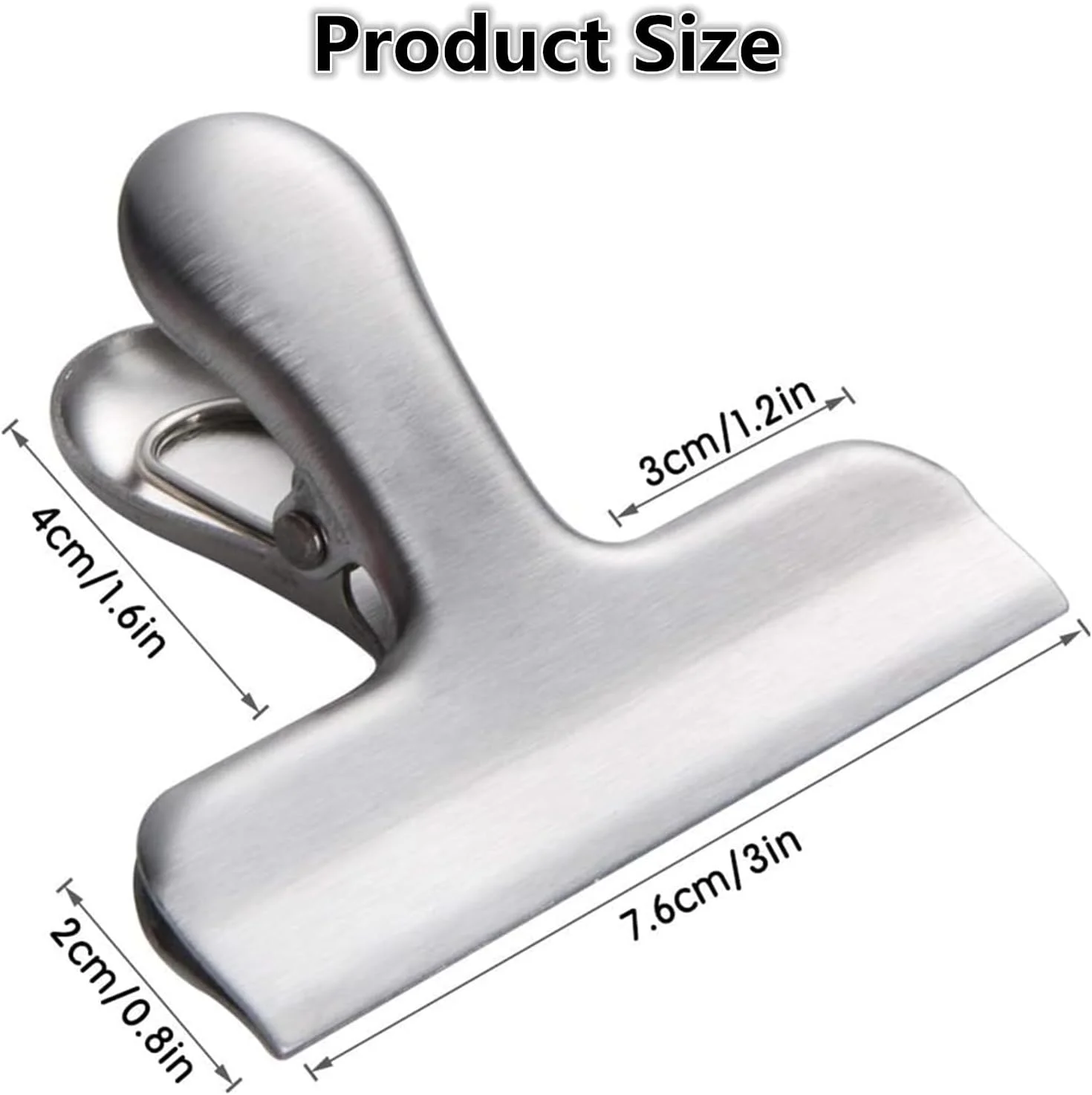 گیره چیپس استیل ضد زنگ، گیره های کیسه چیپس، گیره های مواد غذایی، گیره برای غذا، گیره برای بسته بندی مواد غذایی، گیره کیسه چیپس، مهر و موم محکم هوا، گیره های تنقلات سنگین گیره آشپزخانه - بسته 10 عددی گیره چیپس استیل ضد زنگ، گیره های کیسه چیپس، گیره های مواد غذایی، گیره برای غذا، گیره برای بسته بندی مواد غذایی، گیره کیسه چیپس، مهر و موم محکم هوا، گیره های تنقلات سنگین گیره آشپزخانه - بسته 10 عددی