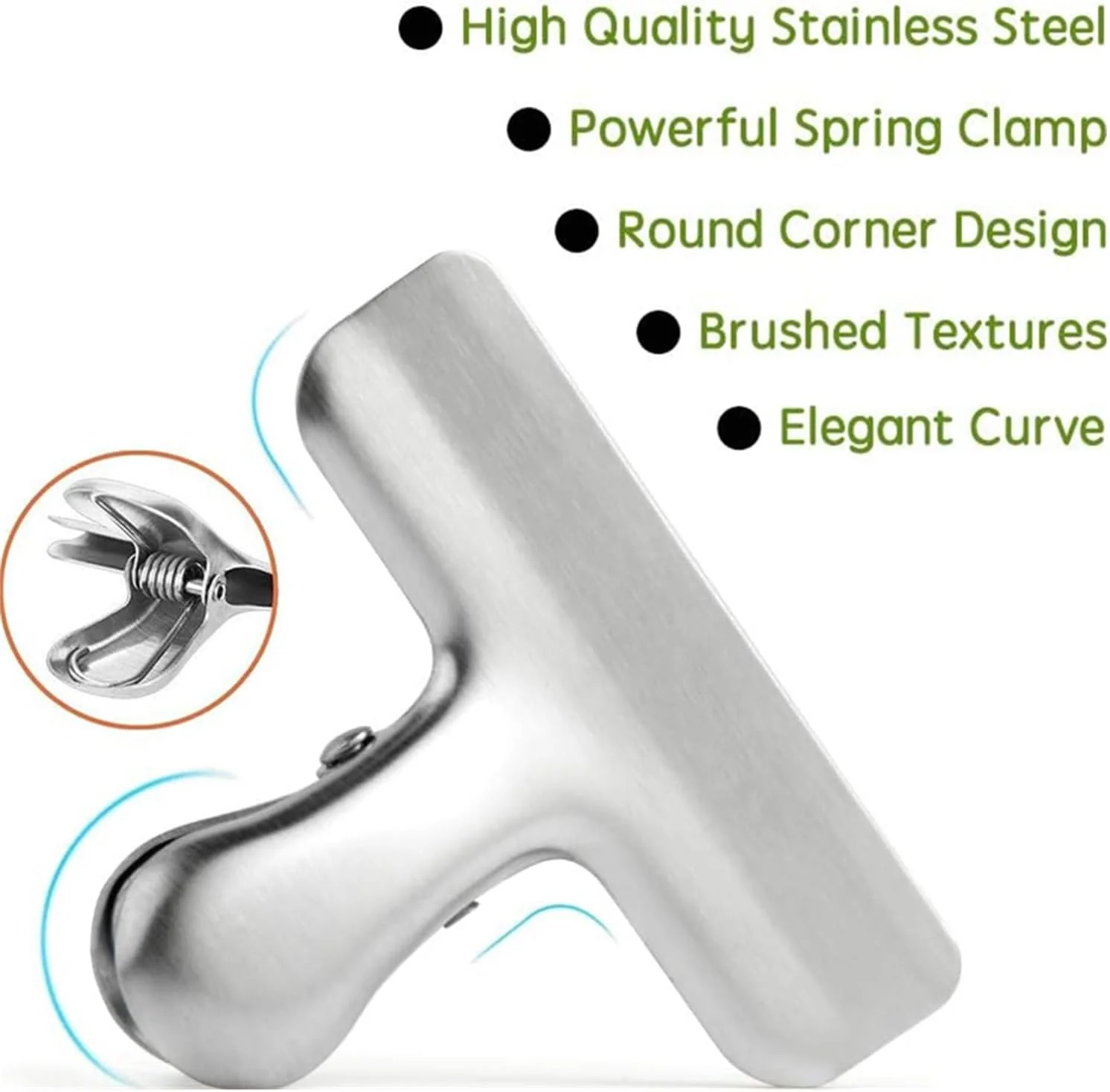 گیره چیپس استیل ضد زنگ، گیره های کیسه چیپس، گیره های مواد غذایی، گیره برای غذا، گیره برای بسته بندی مواد غذایی، گیره کیسه چیپس، مهر و موم محکم هوا، گیره های تنقلات سنگین گیره آشپزخانه - بسته 10 عددی گیره چیپس استیل ضد زنگ، گیره های کیسه چیپس، گیره های مواد غذایی، گیره برای غذا، گیره برای بسته بندی مواد غذایی، گیره کیسه چیپس، مهر و موم محکم هوا، گیره های تنقلات سنگین گیره آشپزخانه - بسته 10 عددی