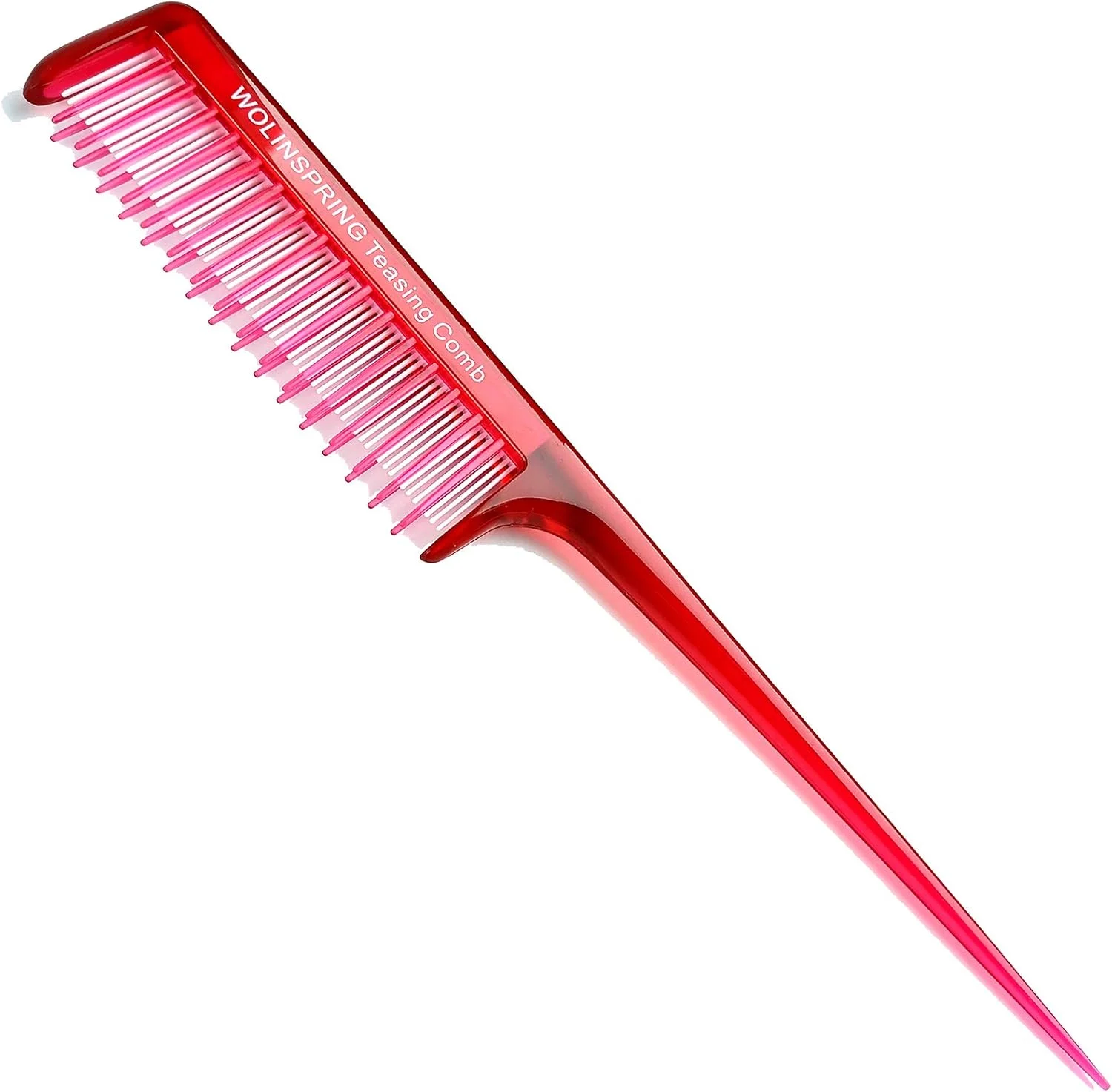 شانه پوش دهنده سه تایی WOLINSPRING، شانه دم موشی برای پوش دادن و حجم دادن به مو، مقاوم در برابر حرارت، ضد الکتریسیته ساکن، مناسب برای انواع مو، شانه یکپارچه آرایشگری برای زنان و مردان (TC-3P)