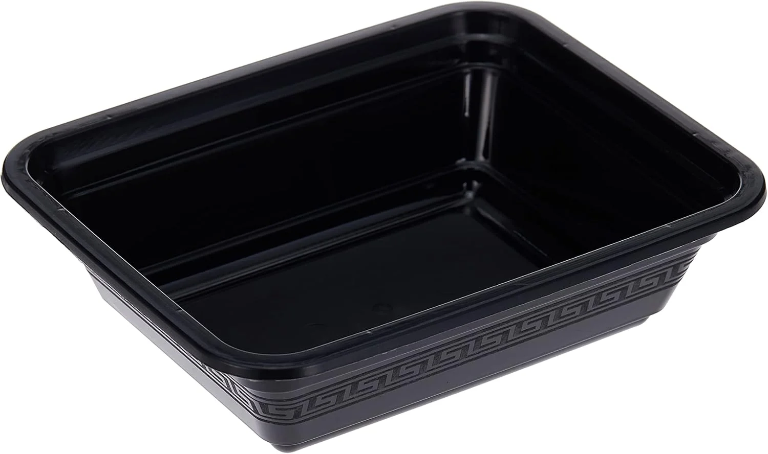 ظرف مستطیلی یکبار مصرف مناسب مایکروویو SNH با درب، 350 میلی لیتر - 12 عدد