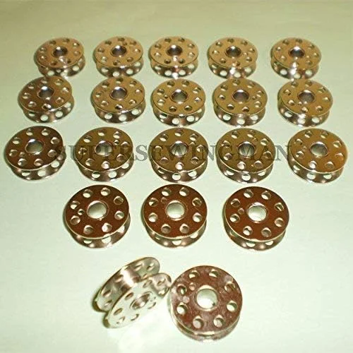 JNP 20PCS SINGER FEATHERWEIGHT SEWING MACHINE BOBBINS 221 222 301 #45785