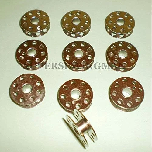 JNP 10 PCS SINGER FEATHERWEIGHT SEWING MACHINE BOBBINS 221 222 301 #45785