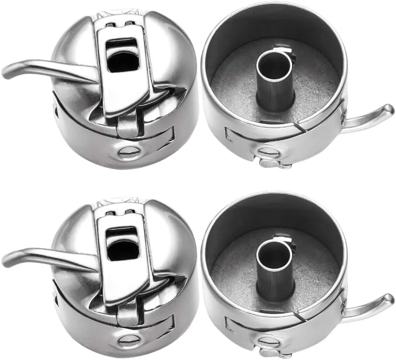 جعبه ماسوره چرخ خیاطی JOBAODAN، 4 عدد جعبه ماسوره استیل ضد زنگ جهانی CB برای ماشین های لودر جلو کلاس 15