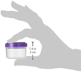 ظروف سس و چاشنی 4 عددی سیستما با درب برای ناهار، قابل شستشو در ماشین ظرفشویی، 35 میلی لیتر، چند رنگ