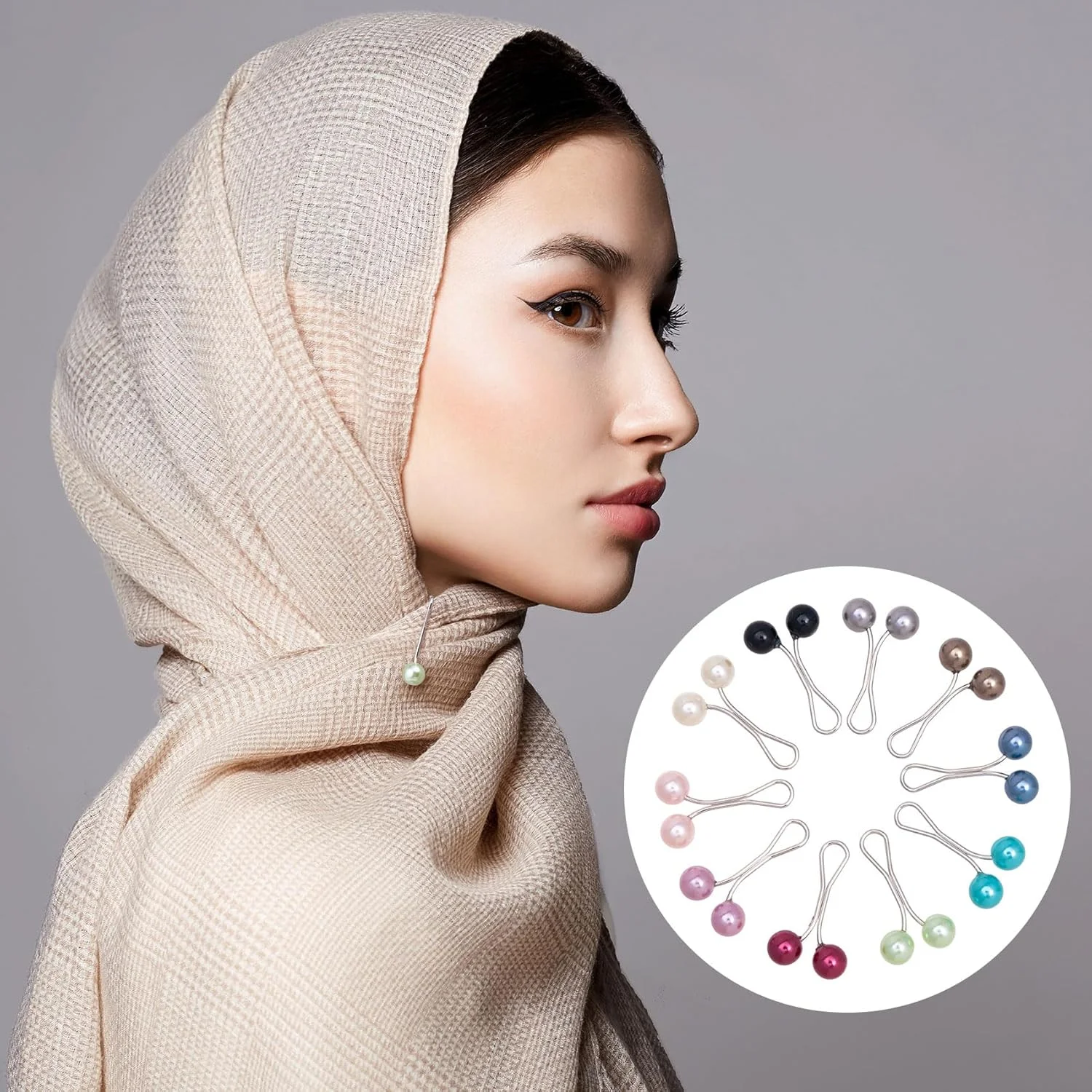 گیره حجاب جوز واندرپول برای زنان، گیره روسری زیبا، سنجاق سینه مرواریدی، گیره روسری شال، دکمه های سنجاق ایمنی روسری حجاب مسلمان، گل سینه تزئینی لباس عروسی گیره حجاب جوز واندرپول برای زنان، گیره روسری زیبا، سنجاق سینه مرواریدی، گیره روسری شال، دکمه های سنجاق ایمنی روسری حجاب مسلمان، گل سینه تزئینی لباس عروسی