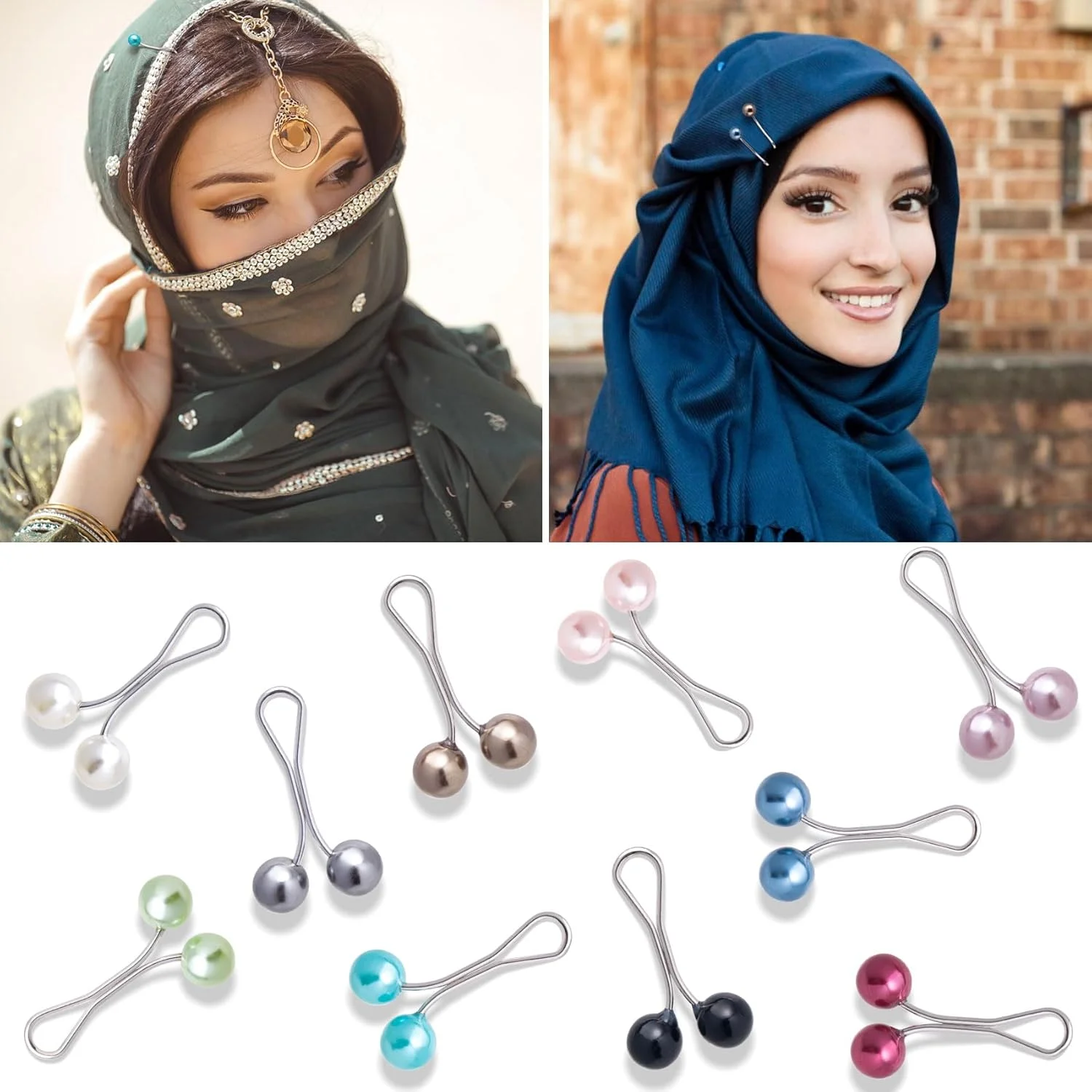 گیره حجاب جوز واندرپول برای زنان، گیره روسری زیبا، سنجاق سینه مرواریدی، گیره روسری شال، دکمه های سنجاق ایمنی روسری حجاب مسلمان، گل سینه تزئینی لباس عروسی گیره حجاب جوز واندرپول برای زنان، گیره روسری زیبا، سنجاق سینه مرواریدی، گیره روسری شال، دکمه های سنجاق ایمنی روسری حجاب مسلمان، گل سینه تزئینی لباس عروسی