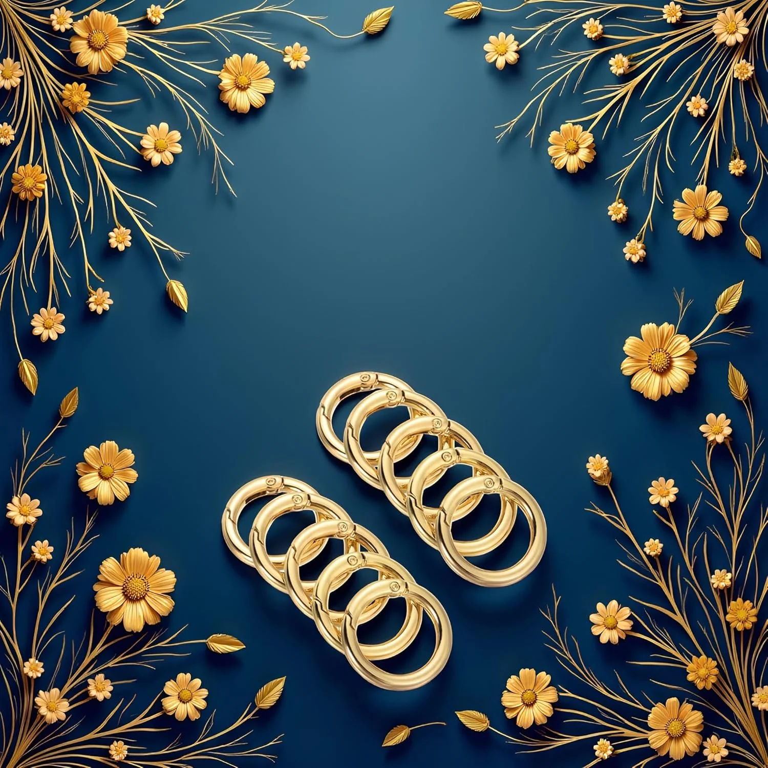 JJLFresheners 10 عدد حلقه فنری O گیره جاکلیدی، حلقه کلید طلایی گیره گرد برای جاکلیدی آلیاژی سگک گرد قلاب کلید کیف بند گسترش دهنده گیره برای کلیدها، کیف، کیف دستی، سگک صنایع دستی DIY (1 اینچ) JJLFresheners 10 عدد حلقه فنری O گیره جاکلیدی، حلقه کلید طلایی گیره گرد برای جاکلیدی آلیاژی سگک گرد قلاب کلید کیف بند گسترش دهنده گیره برای کلیدها، کیف، کیف دستی، سگک صنایع دستی DIY (1 اینچ)