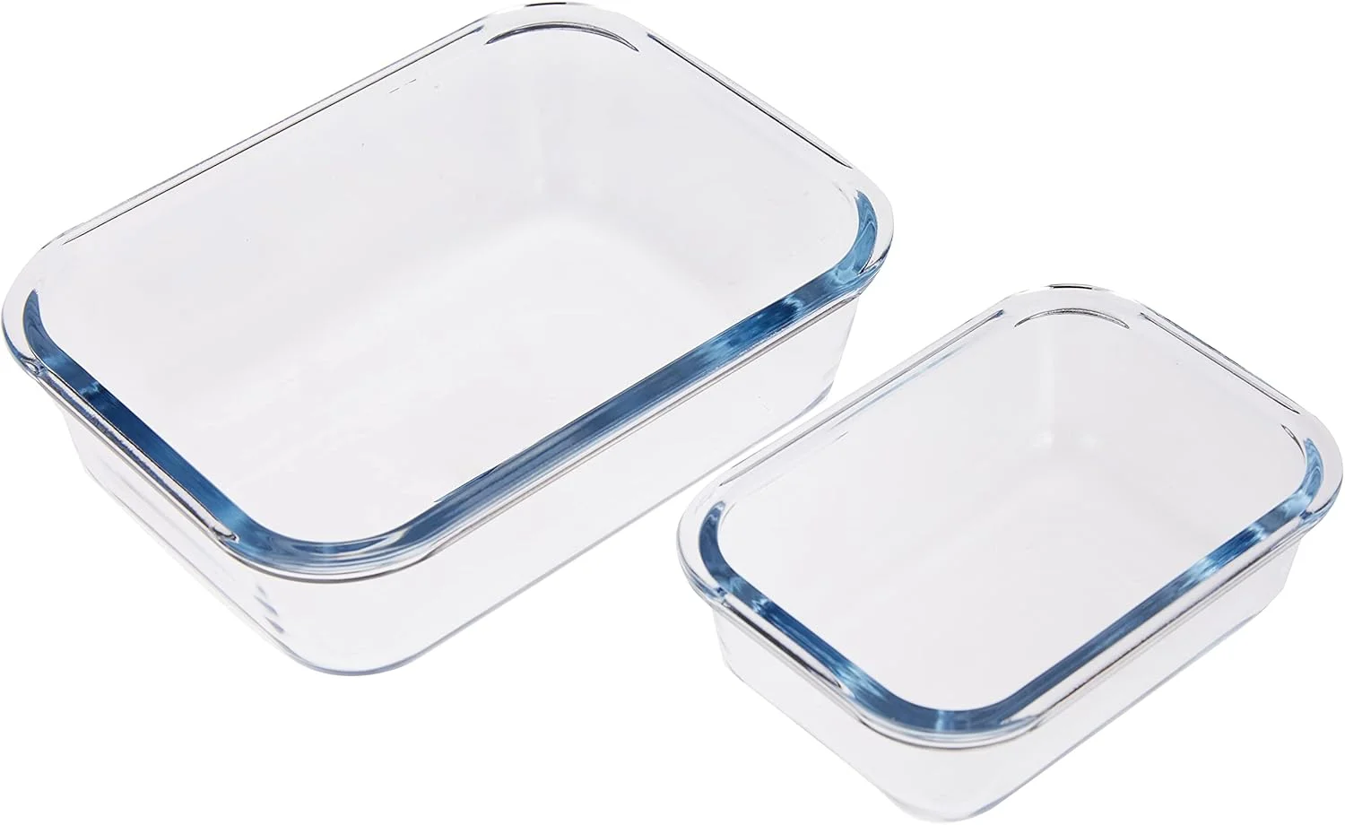 ظرف شیشه ای رویال فورد، 2 تکه، قابل استفاده مجدد، سینی نگهداری مواد غذایی با درب های قفلی محکم، رنگ های متنوع، 1000 میلی لیتر و 400 میلی لیتر، RF9985