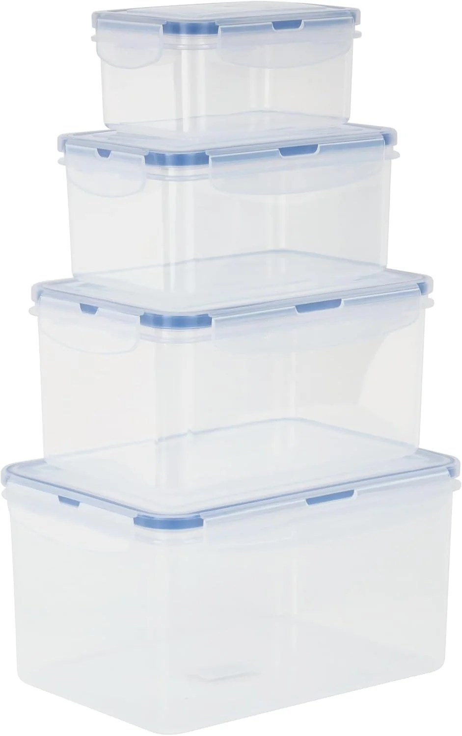 رویال فورد ست 4 عددی ظروف نگهداری غذا با درب RF12630 ظروف پلاستیکی آماده سازی درب های قفل شونده مناسب برای مایکروویو، یخچال و ماشین ظرفشویی 500 میلی لیتر، 1000 میلی لیتر، 2350 میلی لیتر، 3700 میلی لیتر، قابل استفاده مجدد و ضد هوا رویال فورد ست 4 عددی ظروف نگهداری غذا با درب RF12630 ظروف پلاستیکی آماده سازی درب های قفل شونده مناسب برای مایکروویو، یخچال و ماشین ظرفشویی 500 میلی لیتر، 1000 میلی لیتر، 2350 میلی لیتر، 3700 میلی لیتر، قابل استفاده مجدد و ضد هوا