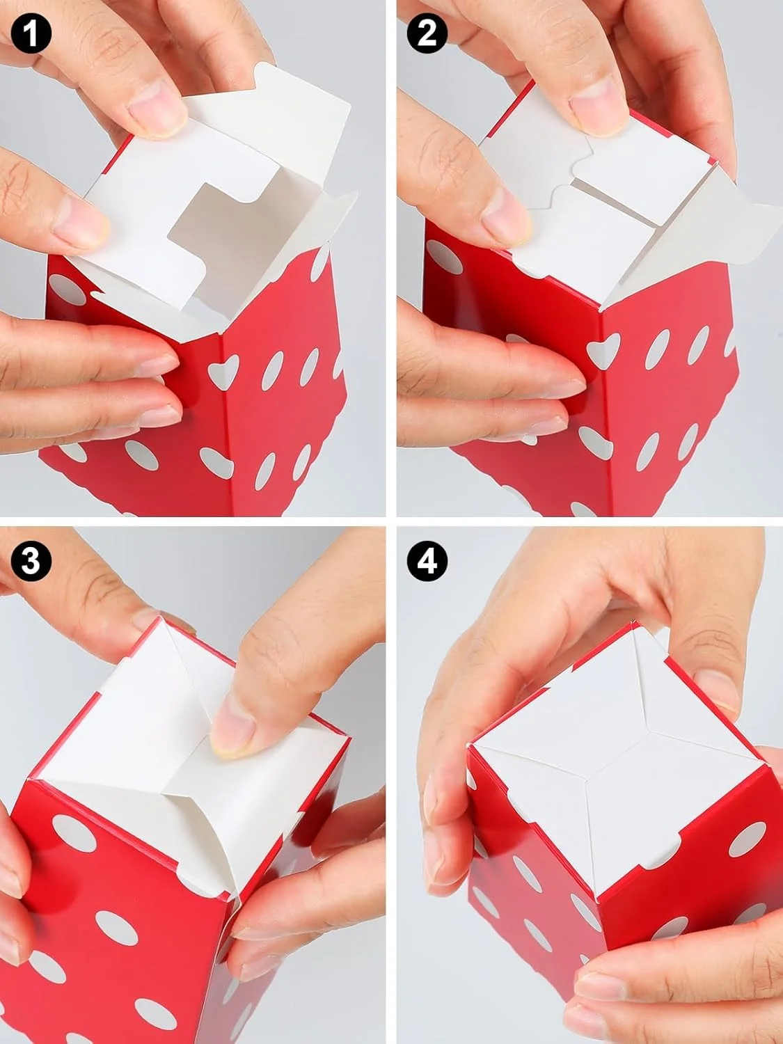 جعبه پاپ کورن مینی 40 عددی، پاکت پاپ کورن قرمز برای مهمانی، جعبه پاپ کورن کوچک قابل استفاده مجدد، سطل کاغذی برای نگهداری آبنبات برای شب فیلم، جشن تولد، مهمانی خواب، جشن کریسمس (7.1x5.1x11.4 سانتی متر)