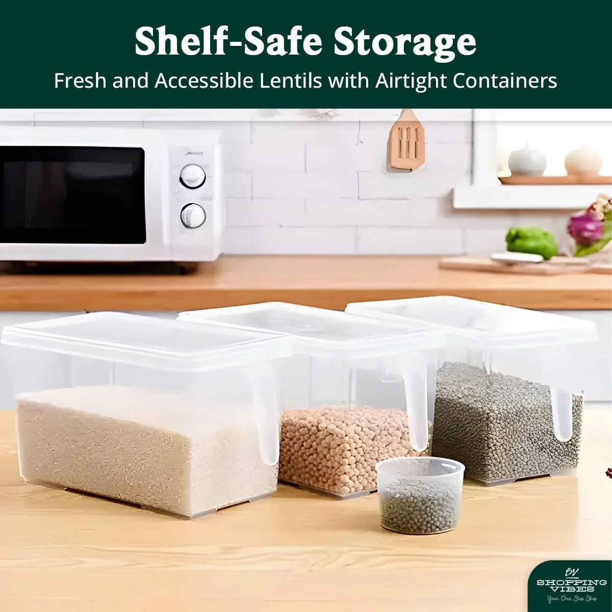 ظروف نگهداری مواد غذایی بزرگ SV، سازمان دهنده یخچال قابل چیدن با درب، سازمان دهنده پلاستیکی شفاف مربعی شکل برای میوه، سبزیجات، گوشت (مجموعه 4 عددی) ظروف نگهداری مواد غذایی بزرگ SV، سازمان دهنده یخچال قابل چیدن با درب، سازمان دهنده پلاستیکی شفاف مربعی شکل برای میوه، سبزیجات، گوشت (مجموعه 4 عددی)