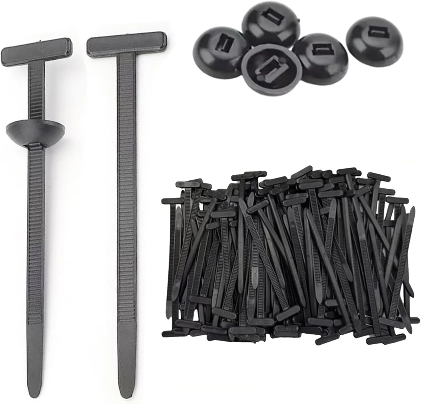 بست کمربندی نایلونی جهانی Jeseea، 100 عددی، بست کمربندی نایلونی خود قفل شونده و مقاوم بست کمربندی نایلونی جهانی Jeseea، 100 عددی، بست کمربندی نایلونی خود قفل شونده و مقاوم