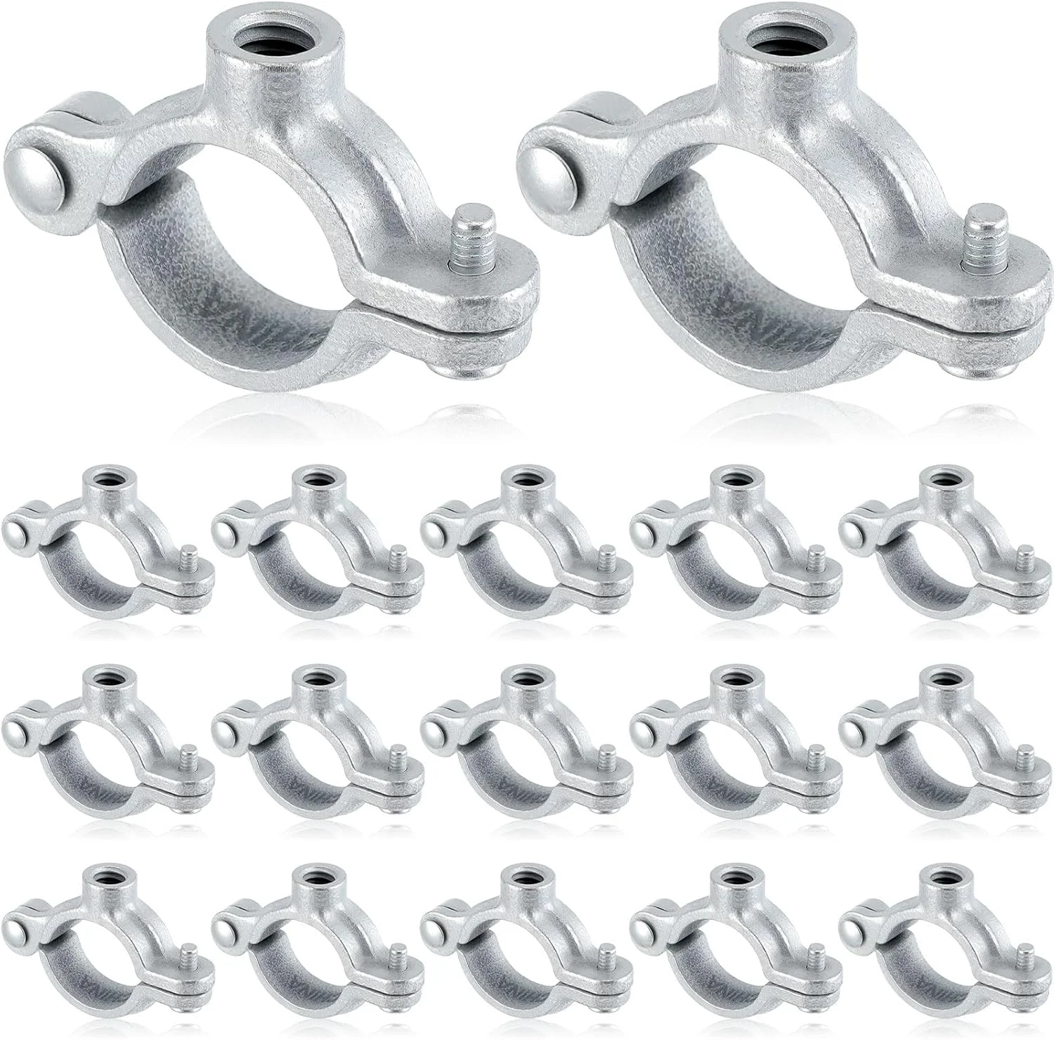 بسته 20 عددی بست لوله شکافدار Otoolling سایز 3/4 اینچ برای میله رزوه ای 3/8 اینچ، براکت نصب آهن گالوانیزه برای نصب لوله روی دیوار و سقف، مناسب دکوراسیون صنعتی بسته 20 عددی بست لوله شکافدار Otoolling سایز 3/4 اینچ برای میله رزوه ای 3/8 اینچ، براکت نصب آهن گالوانیزه برای نصب لوله روی دیوار و سقف، مناسب دکوراسیون صنعتی