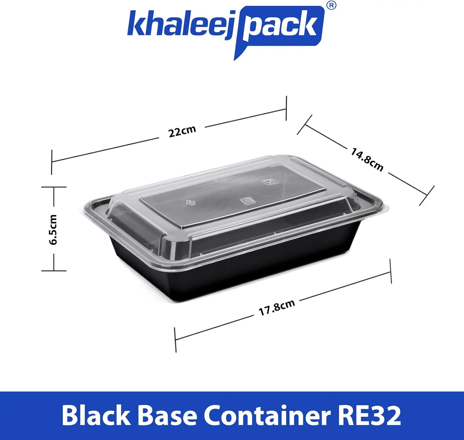 ظرف غذای آماده سازی قابل استفاده مجدد بدون BPA - [بسته 10 عددی] 1 محفظه (946 میلی لیتر) ظرف غذای مستطیلی یکبار مصرف با درب، درب وکیوم، ظرف غذای آماده سازی، قابل استفاده در مایکروویو، فریزر، ظرف بیرون بر