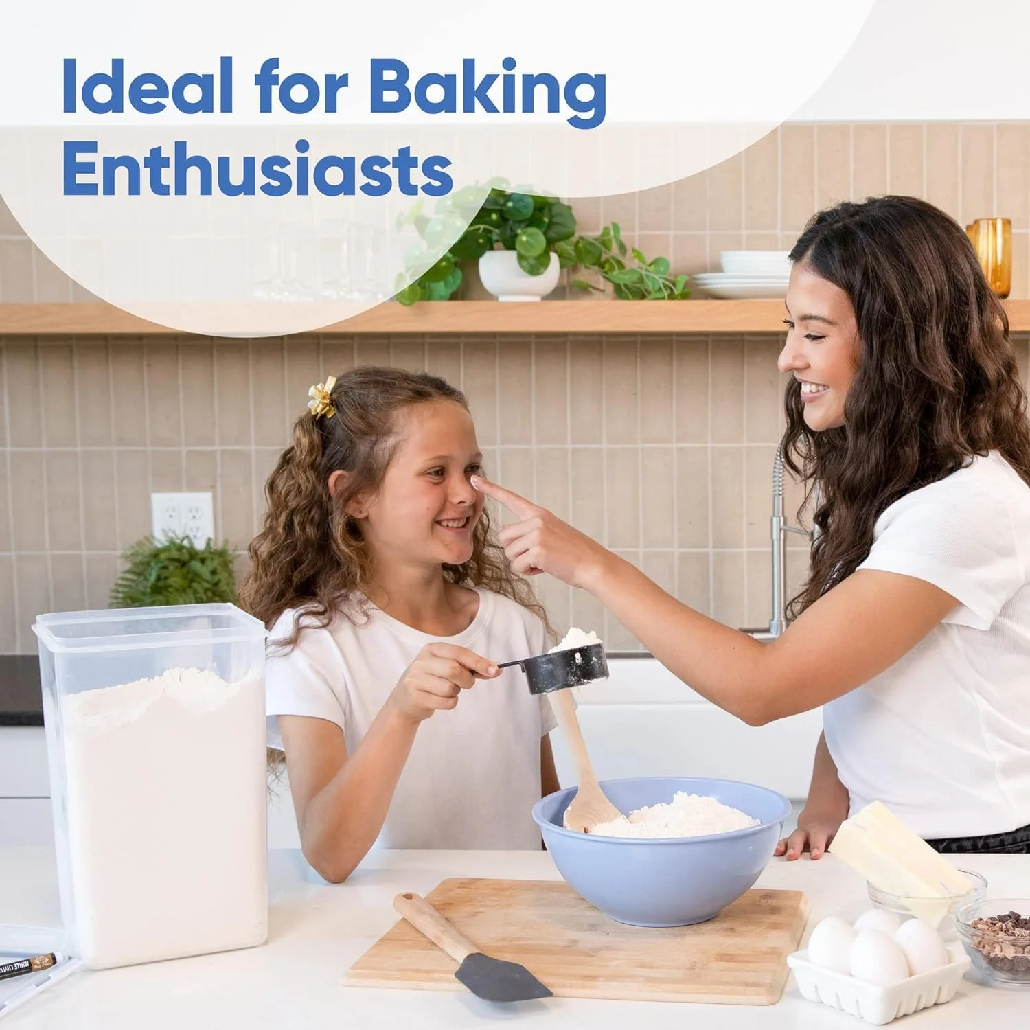 ظروف نگهداری مواد غذایی بسیار بزرگ MahMir® با درب های محکم (6.5 لیتر | 220 اونس | بسته 2 عددی) برای آرد، شکر، برنج و لوازم پخت و پز - نگهداری مواد غذایی فله ای آشپزخانه و انبار مواد غذایی برای سازماندهی آشپزخانه ظروف نگهداری مواد غذایی بسیار بزرگ MahMir® با درب های محکم (6.5 لیتر | 220 اونس | بسته 2 عددی) برای آرد، شکر، برنج و لوازم پخت و پز - نگهداری مواد غذایی فله ای آشپزخانه و انبار مواد غذایی برای سازماندهی آشپزخانه