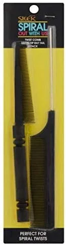 شانه پوش فلزی باریک فرست لاین - شانه دم موشی پیچ، بسته 2 عددی