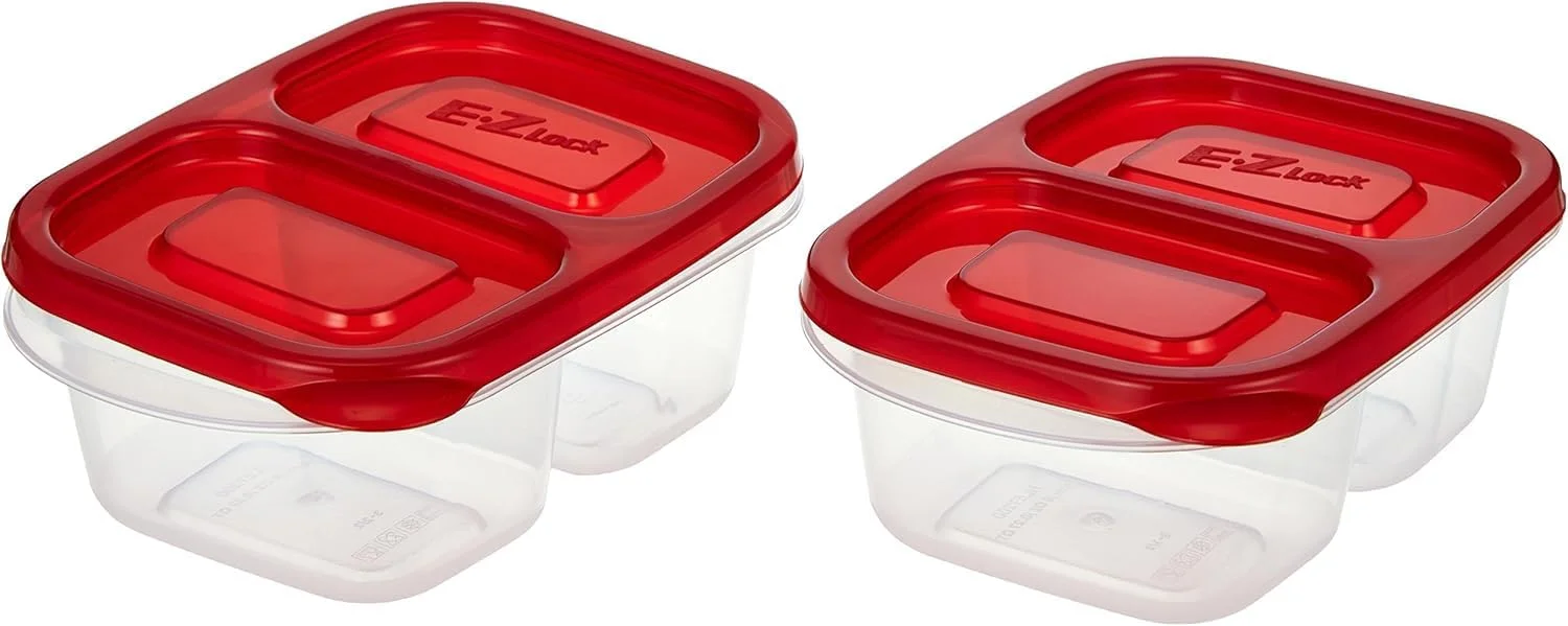 ست دو عددی ظروف مستطیلی E-ZLock لاک اند لاک - 260 میلی لیتر