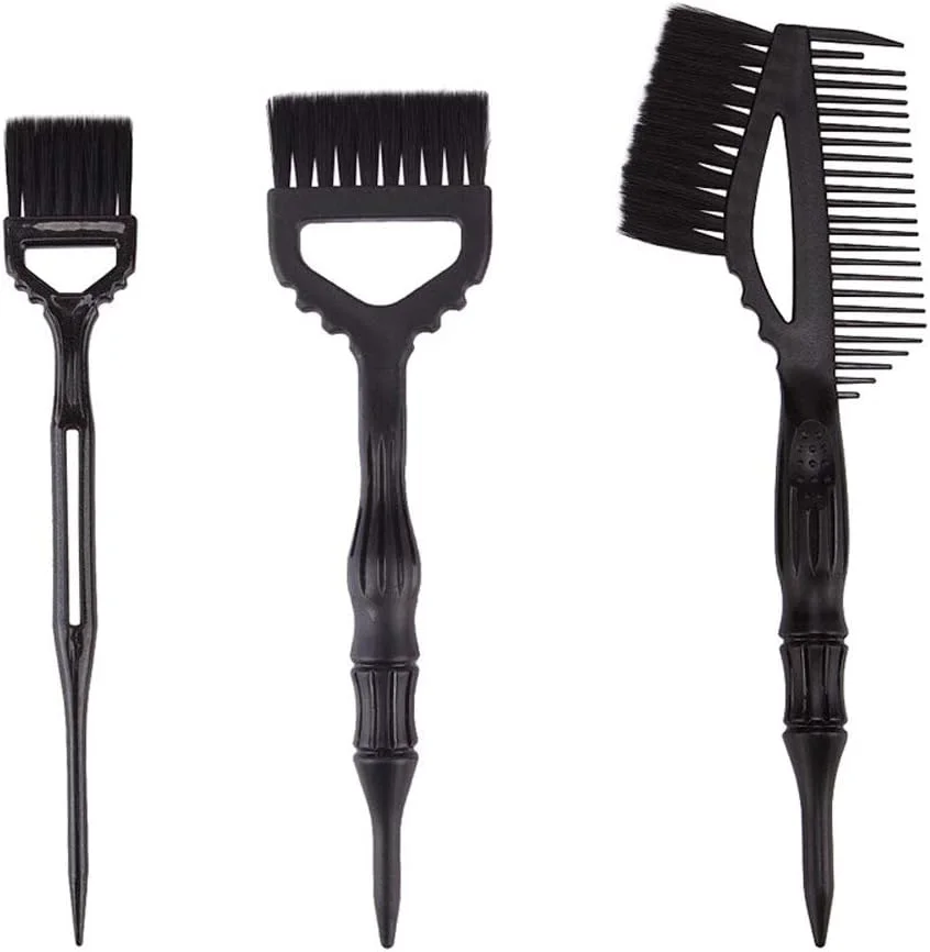 مجموعه شانه حالت دهنده مو حرفه ای POFET شامل 9 عدد، شانه دم موشی، برس پوش دهنده مو، ابزار رنگ مو برای آرایشگران، شانه ضد گره و مناسب فویل