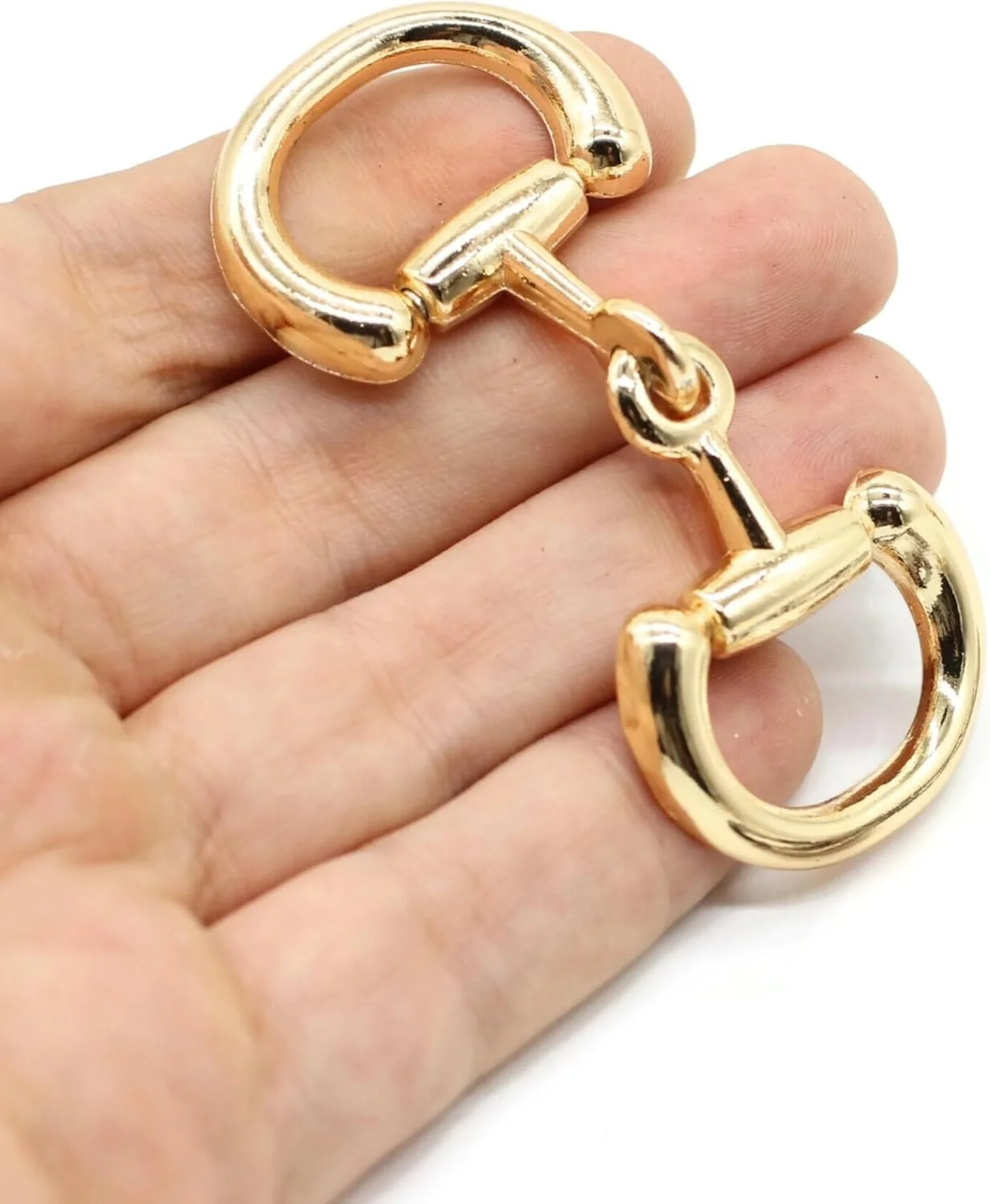 سگک فلزی کفش یاکوب بیسری - 75 میلی متر (2.93 اینچ) - 2 عدد - سگک فلزی طلایی بند کفش، گیره بند کفش فلزی لولایی برای پروژه های صنایع دستی و خیاطی BK0111، طلایی، L سگک فلزی کفش یاکوب بیسری - 75 میلی متر (2.93 اینچ) - 2 عدد - سگک فلزی طلایی بند کفش، گیره بند کفش فلزی لولایی برای پروژه های صنایع دستی و خیاطی BK0111، طلایی، L