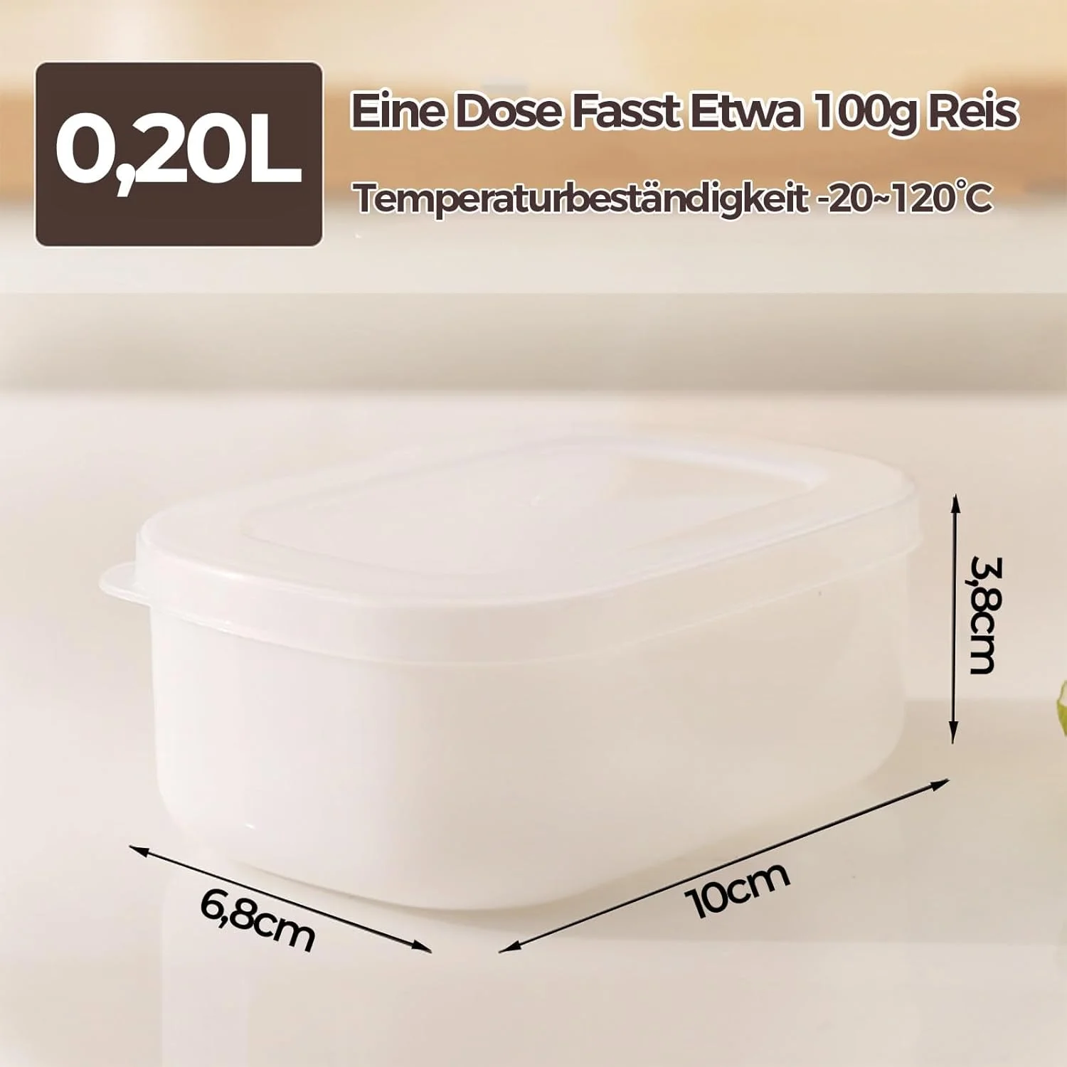 ظروف فریزری با درب، 8 عدد ظرف نگهداری پلاستیکی کوچک بدون BPA مناسب برای آماده سازی غذا، فریز کردن، تقسیم وعده ها و نگهداری مواد غذایی، ایده آل برای سازماندهی آشپزخانه و استفاده روزانه