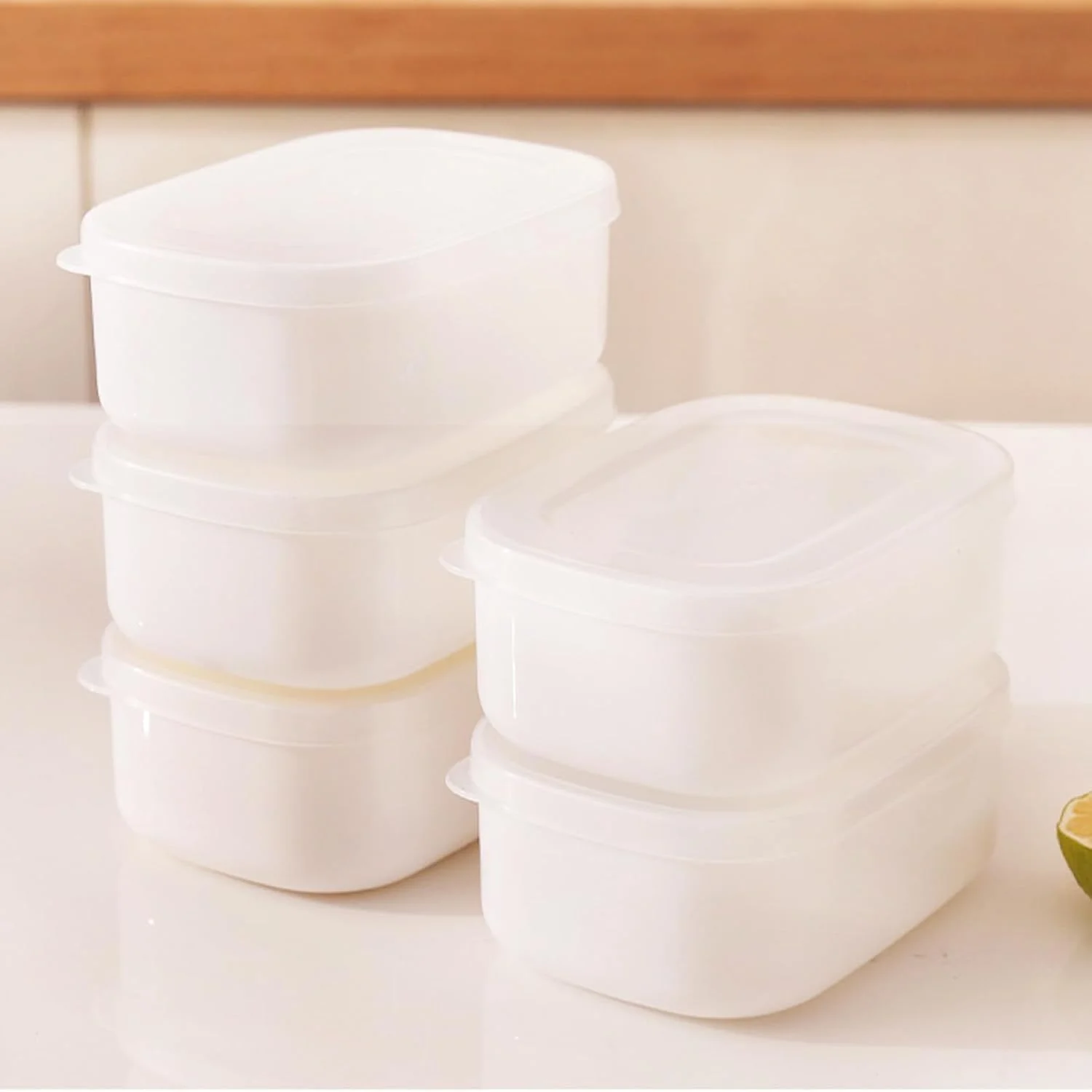 ظروف فریزری با درب، 8 عدد ظرف نگهداری پلاستیکی کوچک بدون BPA مناسب برای آماده سازی غذا، فریز کردن، تقسیم وعده ها و نگهداری مواد غذایی، ایده آل برای سازماندهی آشپزخانه و استفاده روزانه