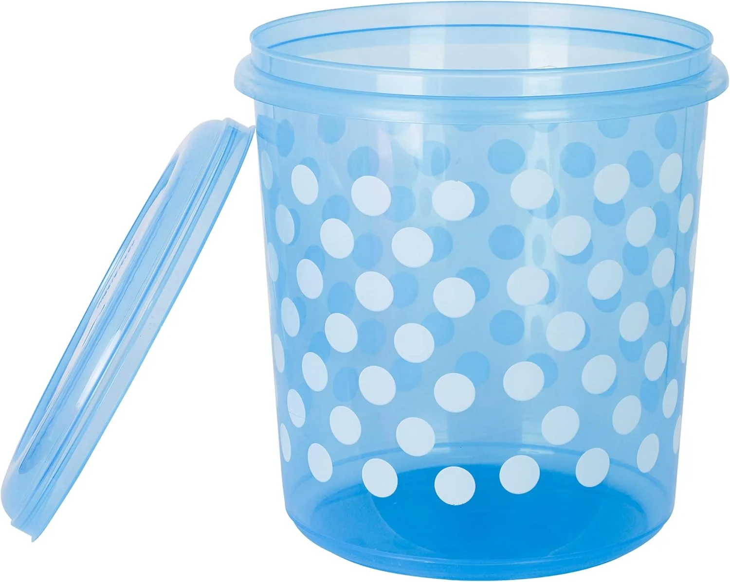 ست ظروف نگهداری مواد غذایی اسکیوب مدل پرِستو طرح ژله ای، 5/7/10 پارچه - آبی