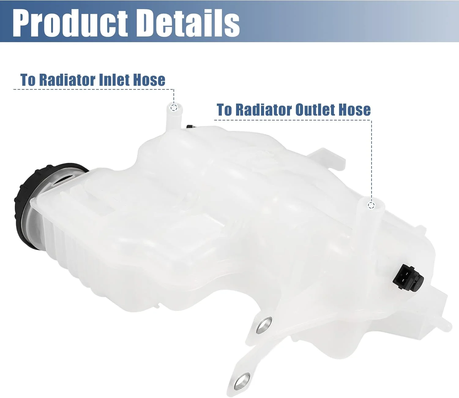 مخزن رادیاتور خنک کننده X AUTOHAUX، مدل LR020367، بطری انبساط سرریز خنک کننده با درب و سنسور مناسب برای لندرور، رنج روور اسپورت LR4 LR3 مخزن رادیاتور خنک کننده X AUTOHAUX، مدل LR020367، بطری انبساط سرریز خنک کننده با درب و سنسور مناسب برای لندرور، رنج روور اسپورت LR4 LR3