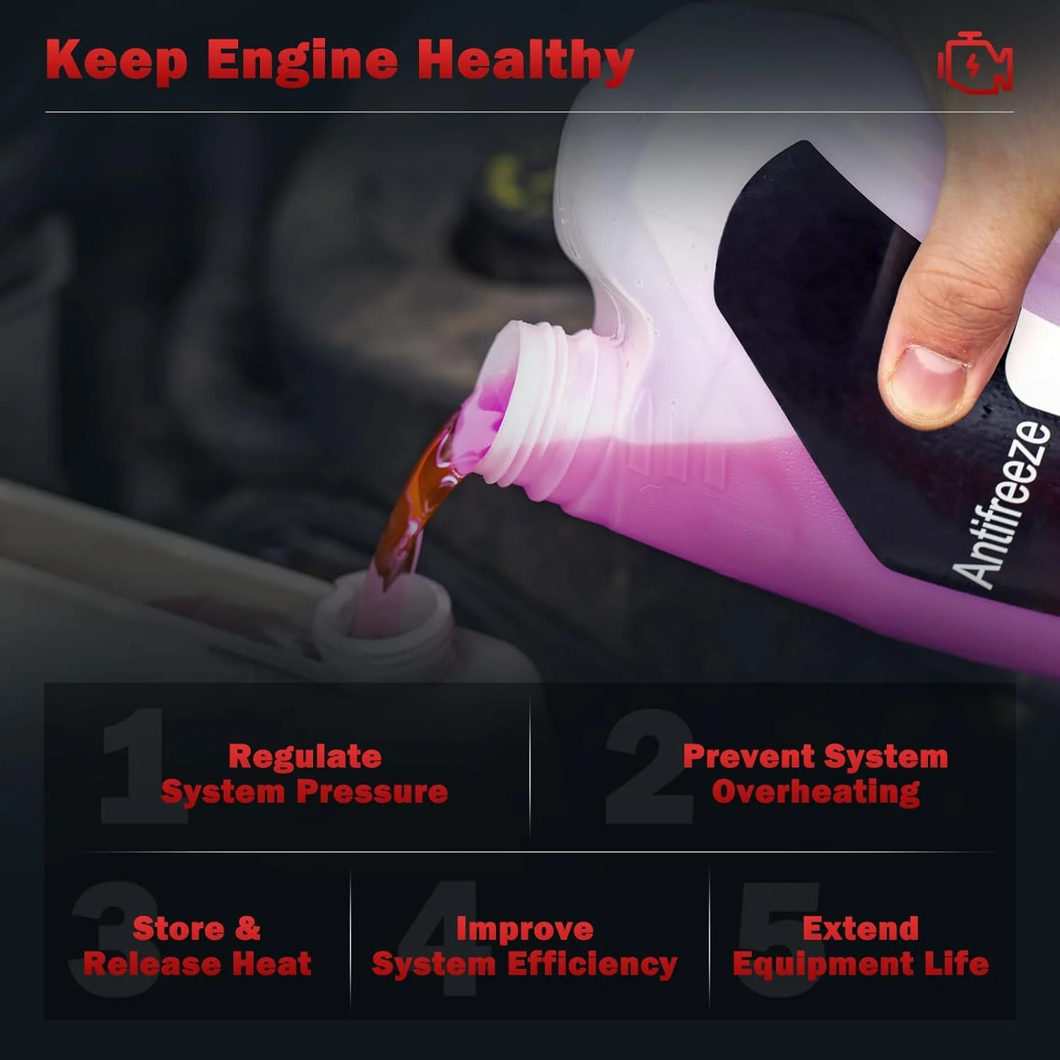 مخزن سرریز خنک کننده موتور ASTOU بدون درب، سازگار با فورد فیستا مدل های ۲۰۱۱ تا ۲۰۱۹، جایگزین 603-381