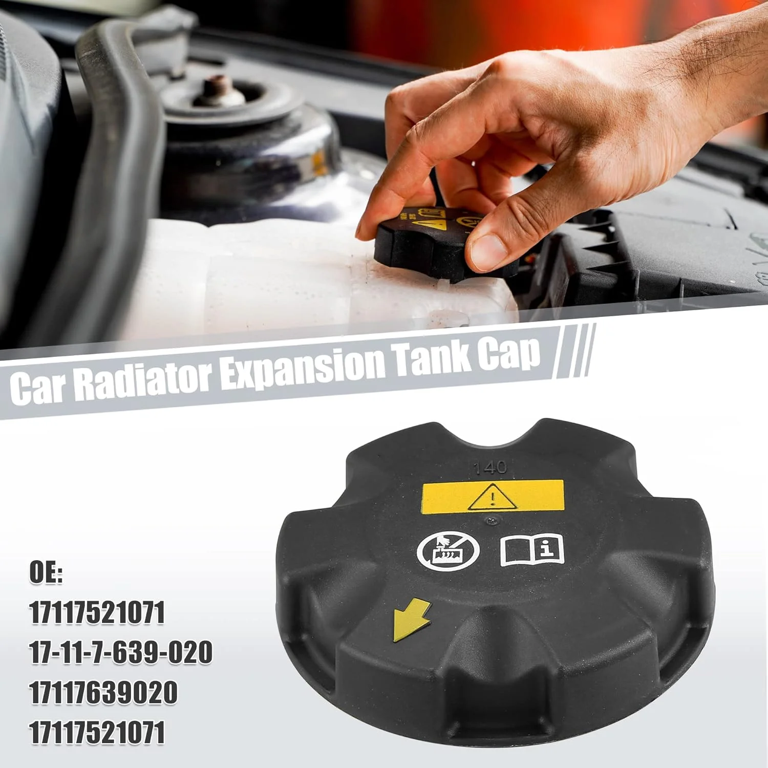 درب مخزن انبساط رادیاتور خودرو ACROPIX مناسب برای BMW 328i 2007-2016 330i 2016-2018 شماره 17117521071 - بسته 1 عددی مشکی درب مخزن انبساط رادیاتور خودرو ACROPIX مناسب برای BMW 328i 2007-2016 330i 2016-2018 شماره 17117521071 - بسته 1 عددی مشکی