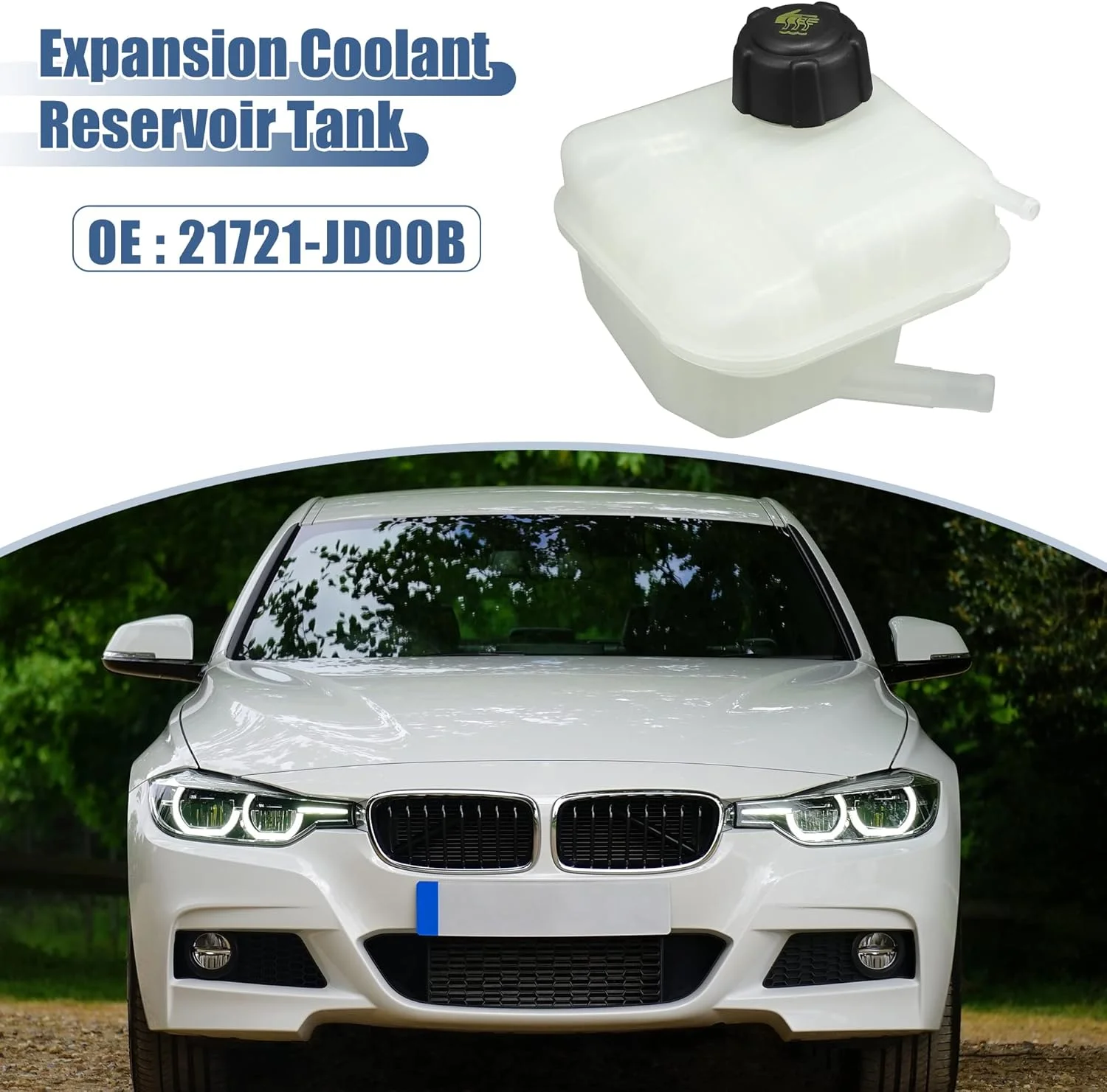 مخزن انبساط رادیاتور خنک کننده موتور خودرو X AUTOHAUX 21721-JD00B مناسب برای نیسان قشقایی قشقایی+2 J10 2007-2014