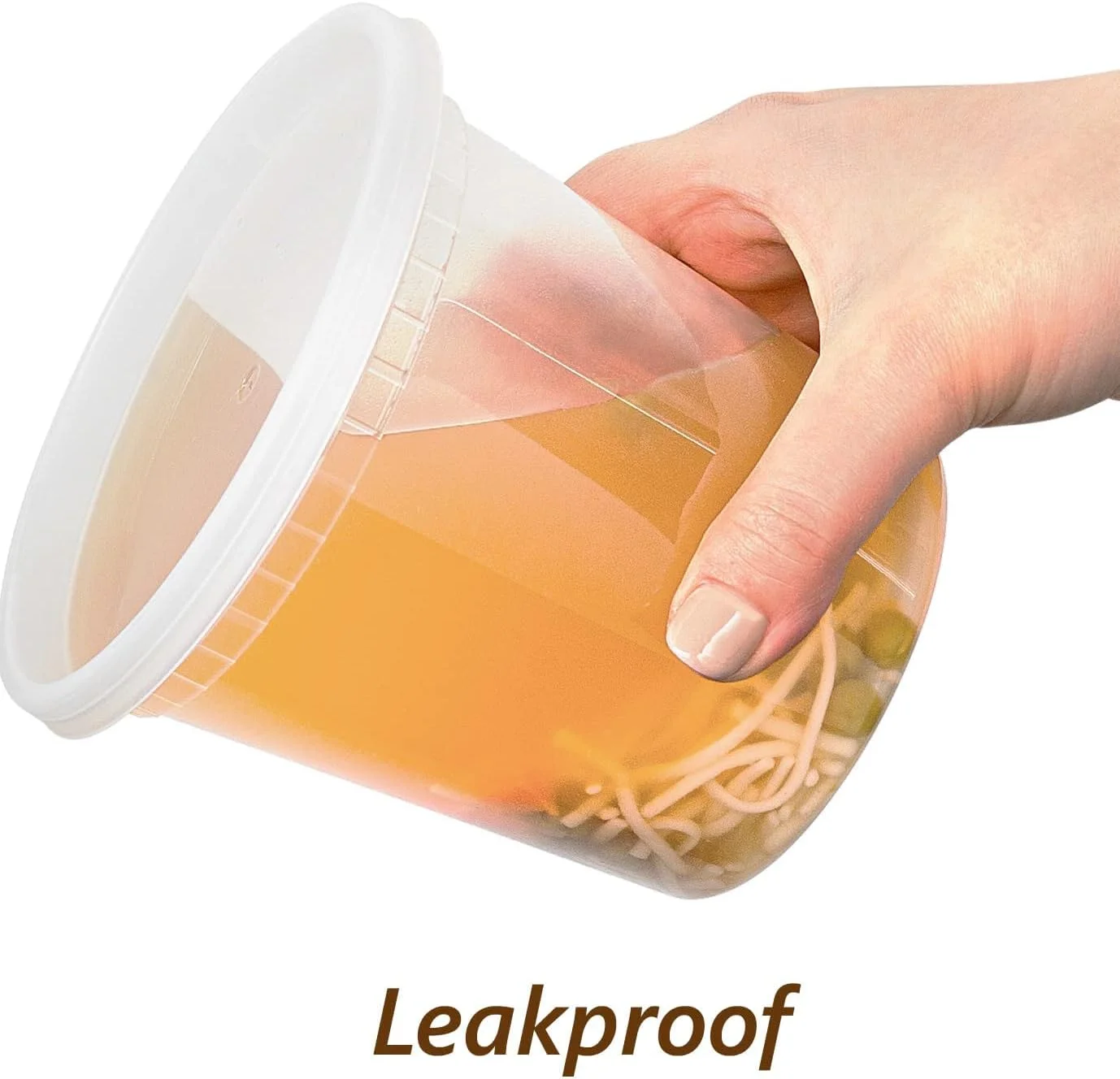 ظروف دلی دوراهوم با درب، 710 میلی لیتر، 30 ست، پلاستیکی بدون BPA، ظروف نگهداری مواد غذایی شفاف، درب محکم و ضد هوا، ظرف بیرون بر سنگین، قابل استفاده در مایکروویو و فریزر، یکبار مصرف/قابل استفاده مجدد