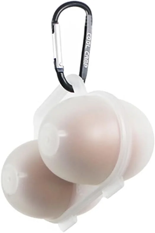 جعبه تخم مرغ تومنیا، جا تخم مرغی، ظرف تخم مرغ برای 2 عدد تخم مرغ، سازمان دهنده تخم مرغ قابل حمل، جعبه نگهداری تخم مرغ، ظرف تخم مرغ برای مسافرت و کمپینگ در فضای باز